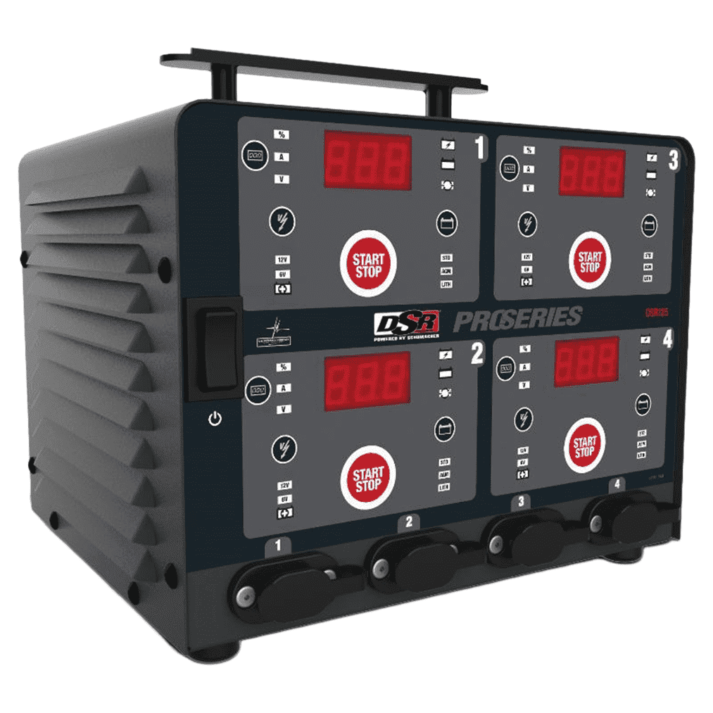 Schumacher Electric DSR Pro Heavy-Duty 4-Bank Automatic 10A Car Battery Charger and Maintainer, For 6V/12V Automotive and Marine Batteries, DSR125 - Image 8