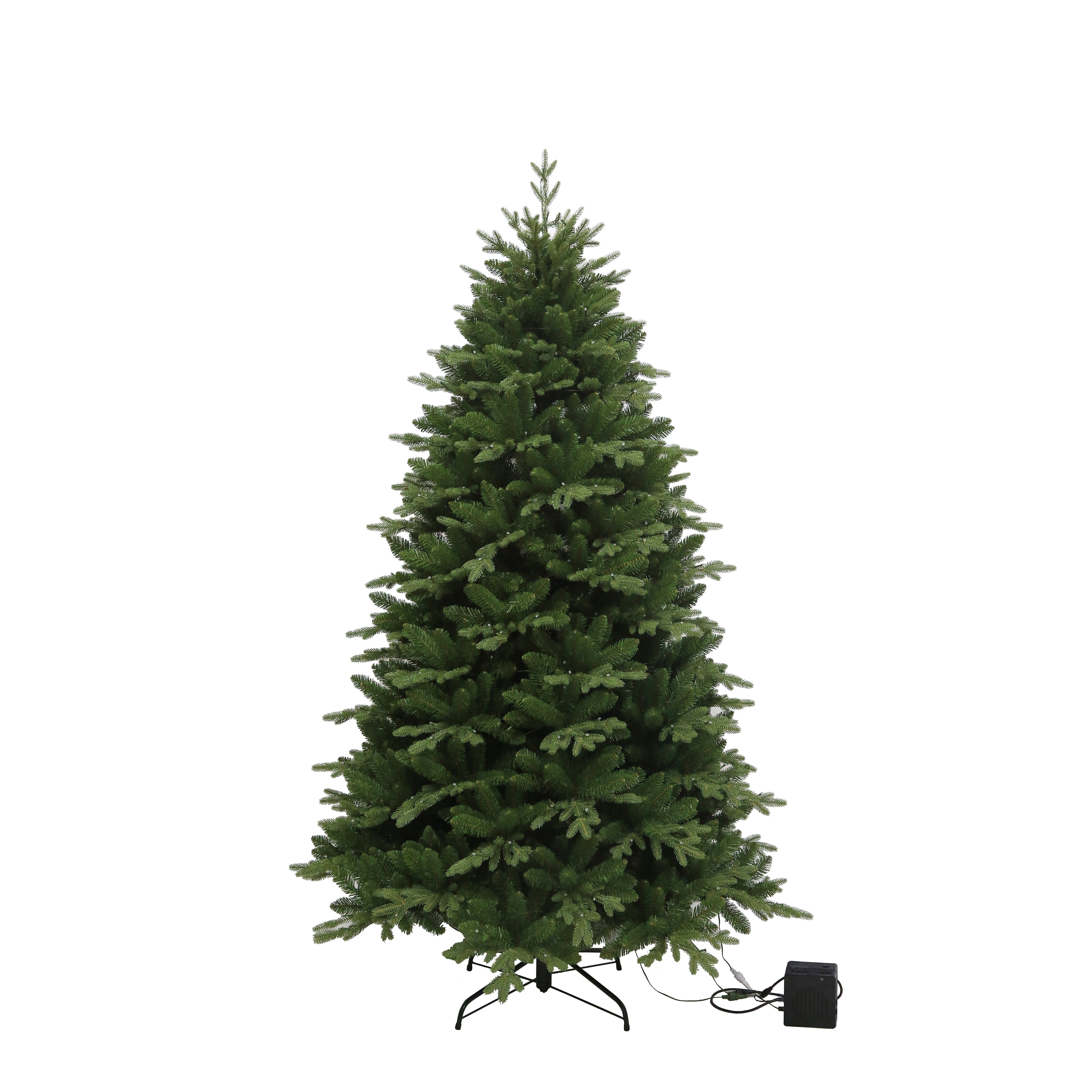 7.5 ft Bluetooth Musical Artifical Christmas Tree with 500 WRGB Color Changing Lights and a Speaker with Remote, by Holiday Time - Image 2