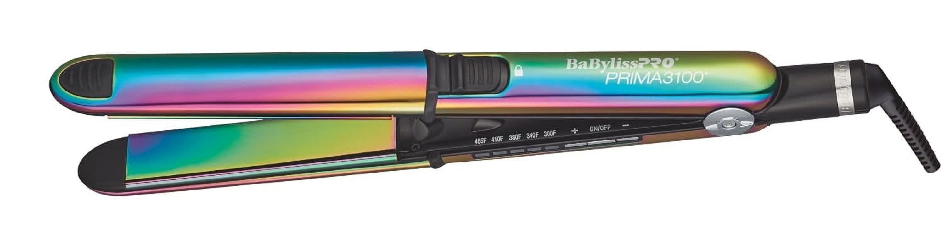 BabylissPRO Nano Titanium Limited Edition Iridescent 1" Flat Iron, Prima3100 - Image 5