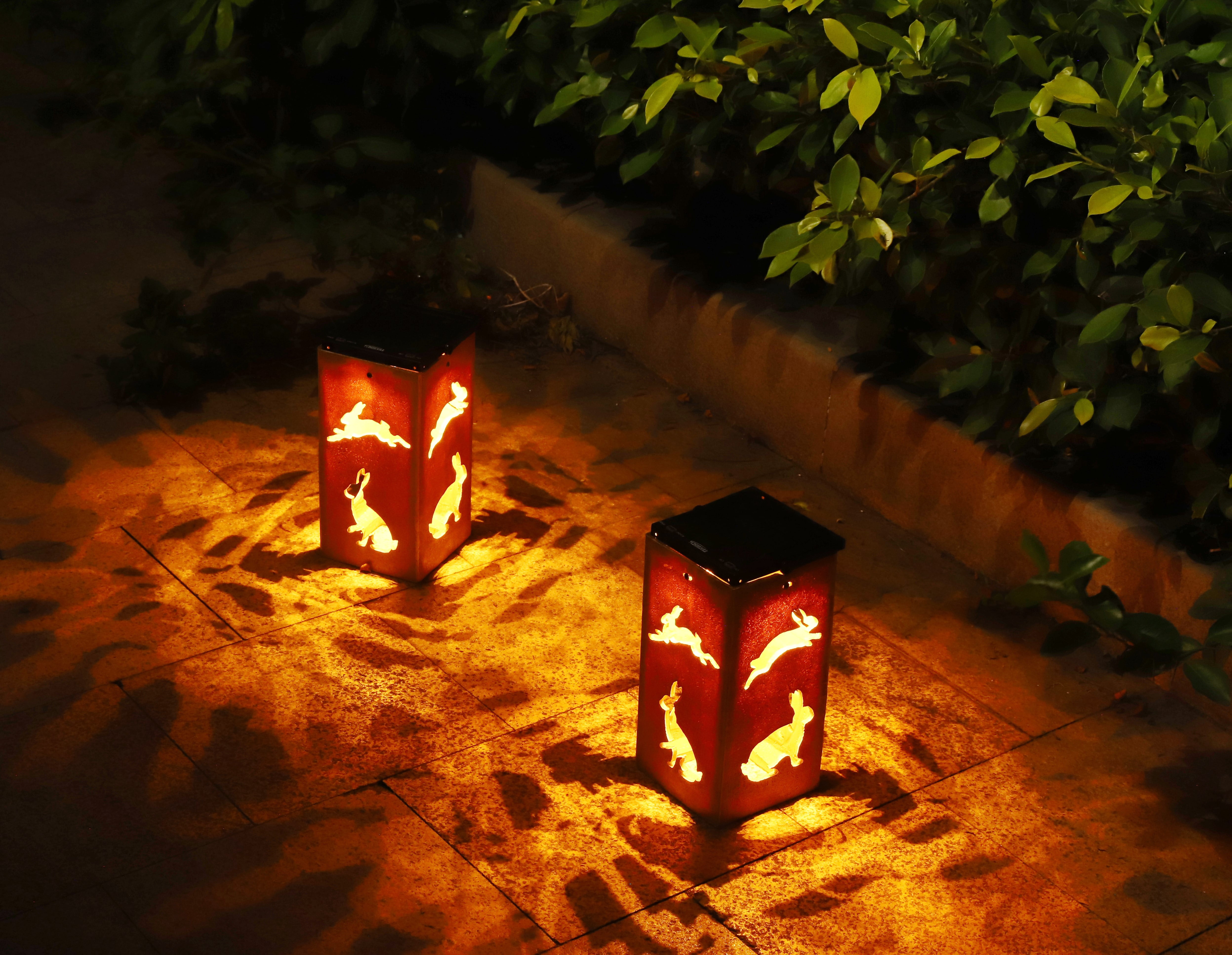 Solar Decorative Portable Lantern - Rabbit - Image 6