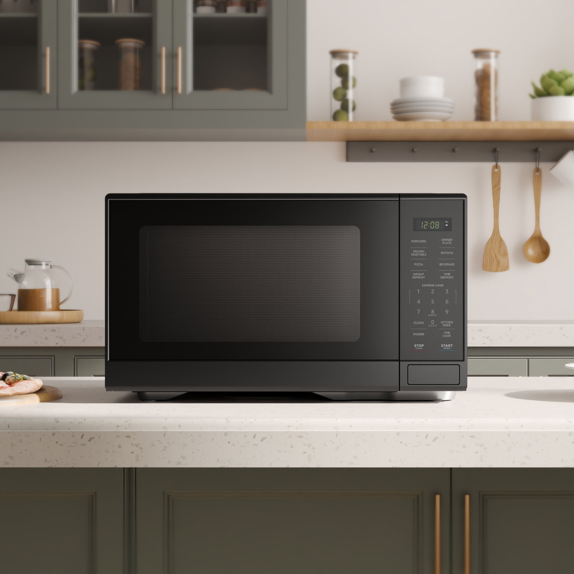 Mainstays 1.1 Cu. ft Microwave Oven in Black - Image 5