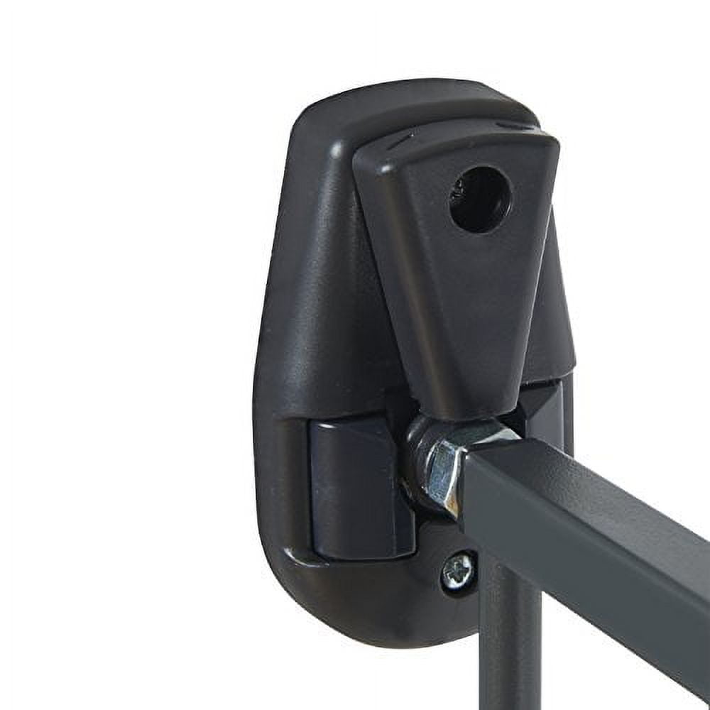 Munchkin® Push to Close™ Hardware Mounted Extending Metal Safety Toddler Baby Gate, Dark Gray - Image 3