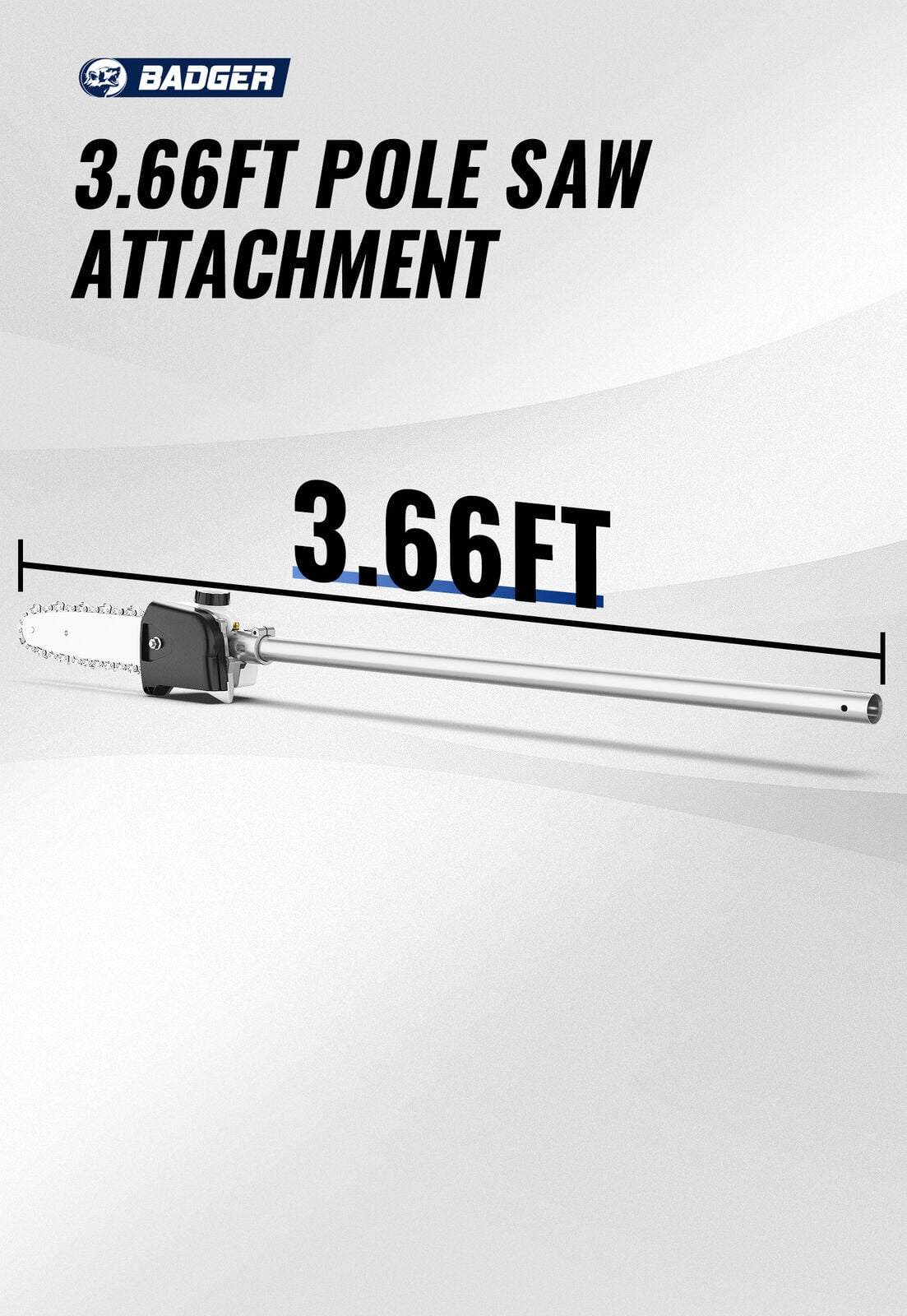 WILD BADGER POWER Pole Saw Attachment Universal Automatic Lubrication for Cutting Limbs and Brush, Automatic Lubrication - Image 4