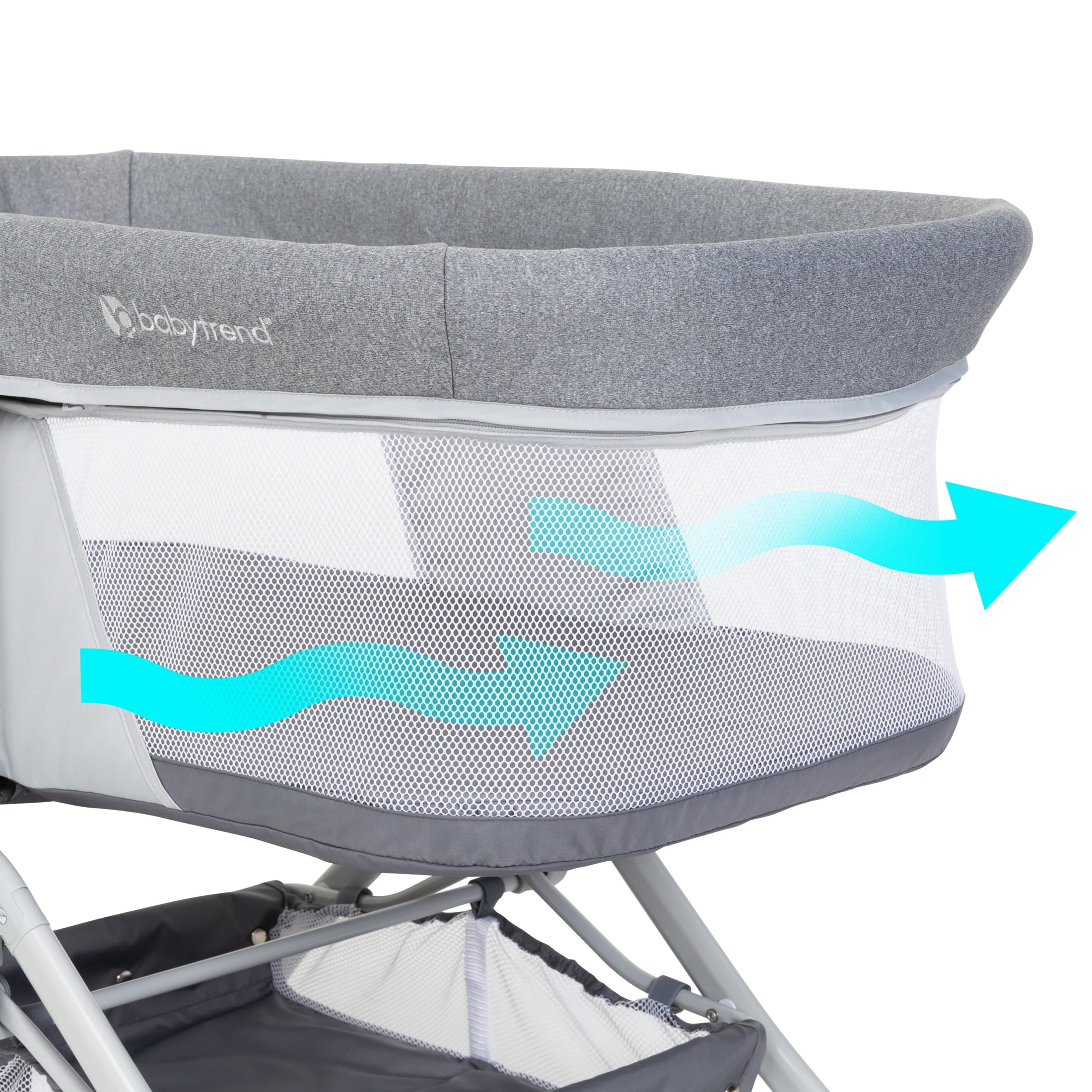 Baby Trend Quick-Fold 2-in-1 Rocking Bassinet - Image 6