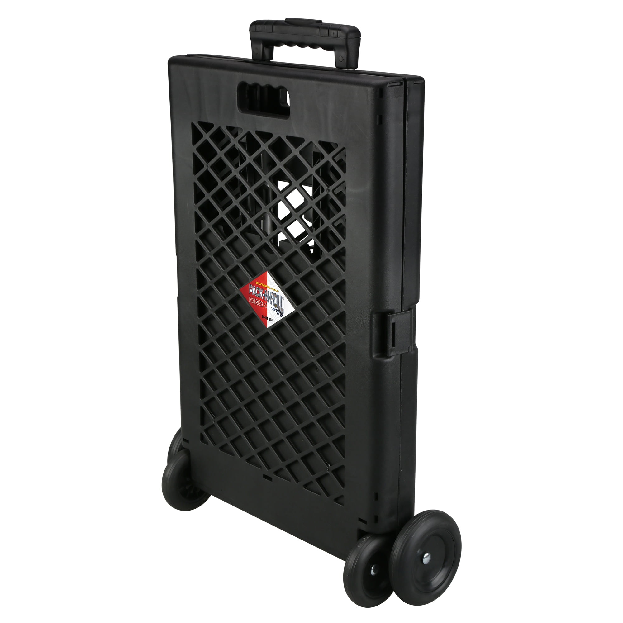 Olympia Tools Pack n Roll Utility Rolling Cart, 55-pound Capacity, Black - Image 6