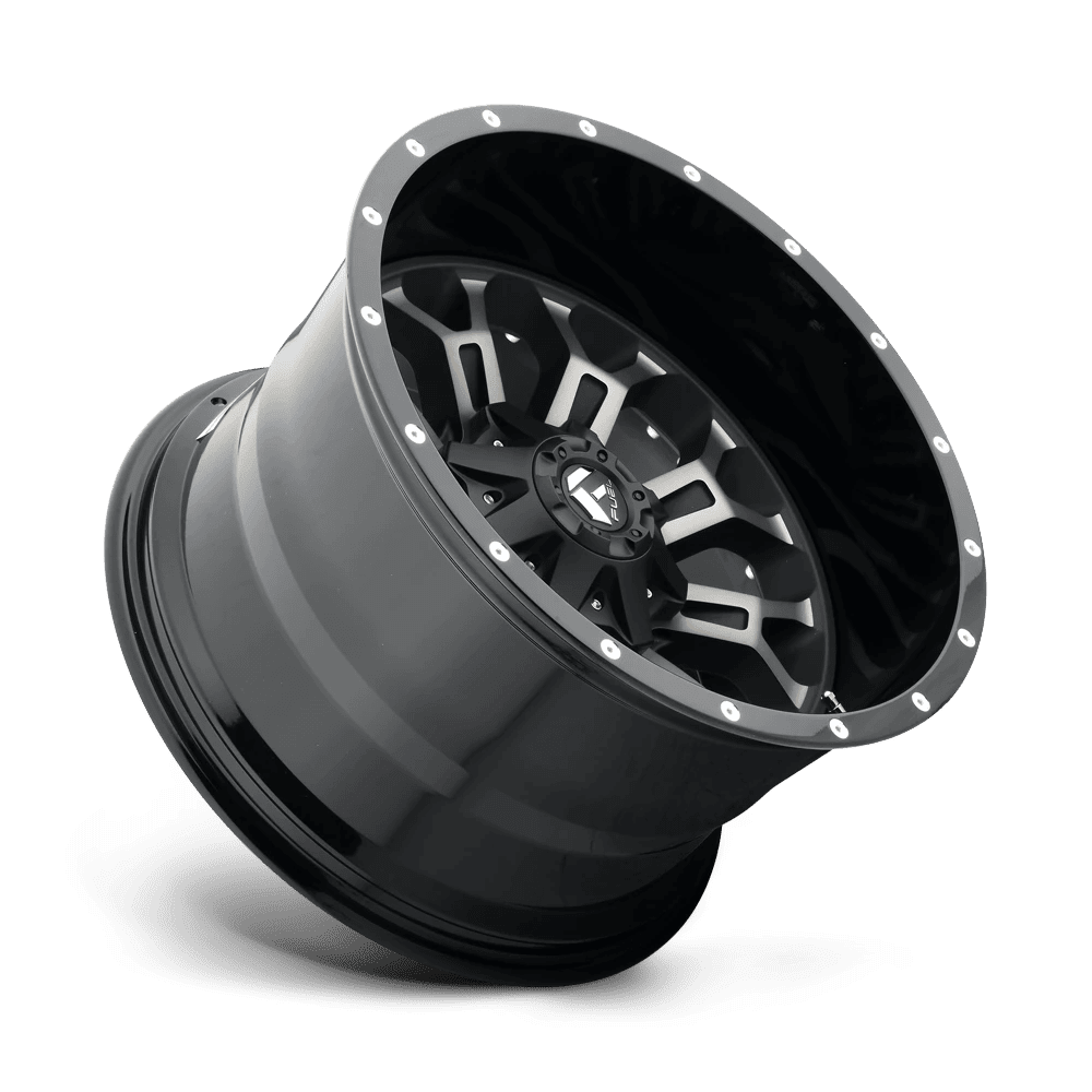 Fuel 1PC Aluminum Rim D561 CRUSH 20X9in Gloss Machined Double Dark Tint Finish, D56120901750 - Image 3