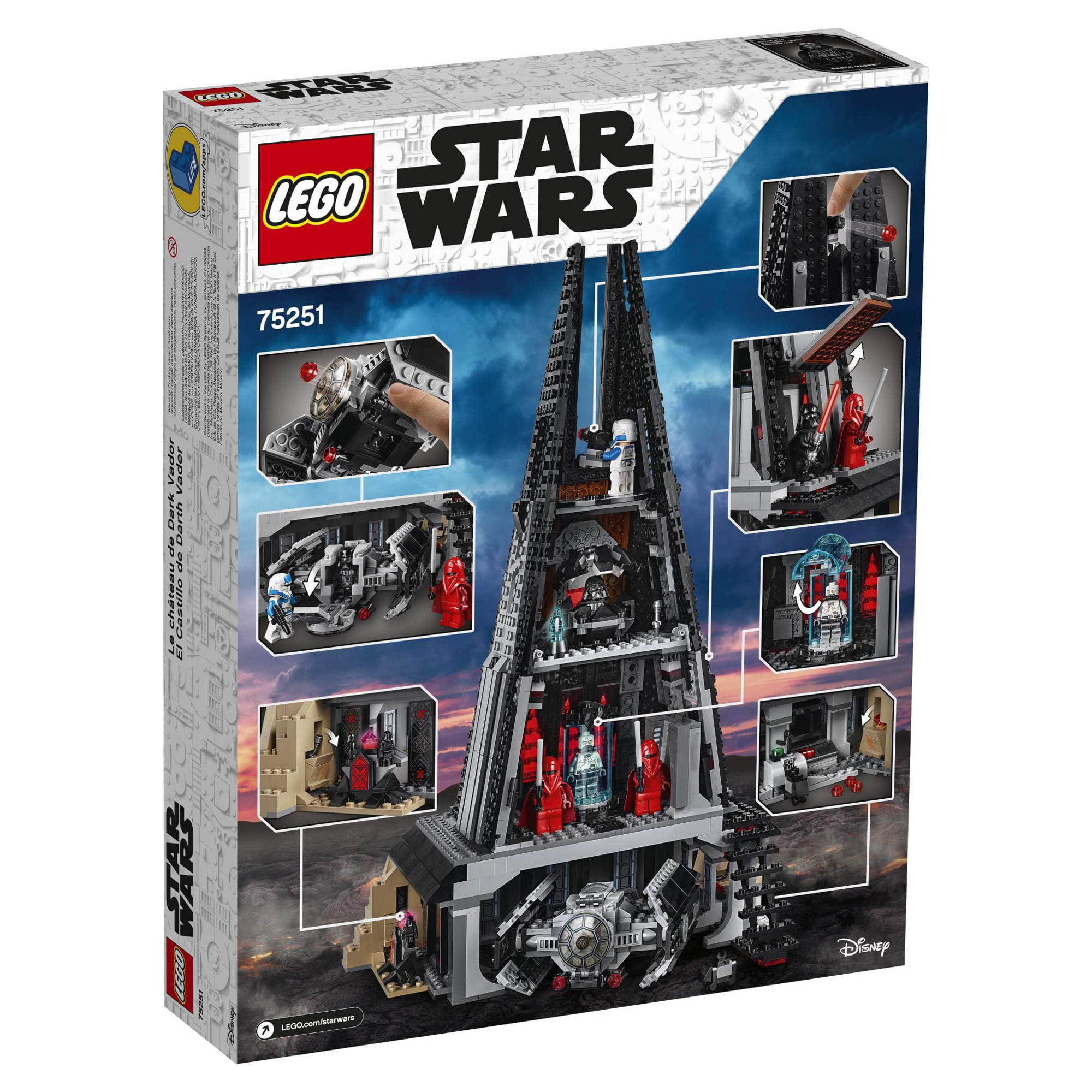 LEGO Star Wars Darth Vaders Castle 75251 Building Kit (1060 Pieces) - Image 2