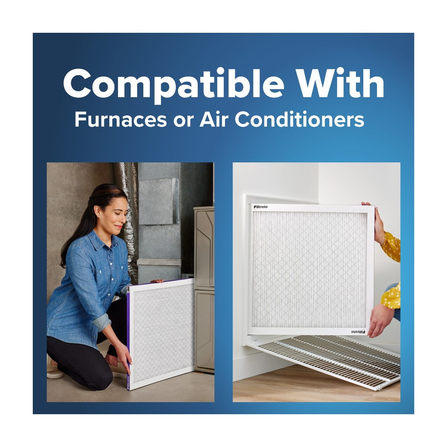 Filtrete 12x12x1 HVAC Furnace Air Filter, MPR 1500 MERV 12, Allergen, Bacteria, Virus, 4 Pack - Image 3