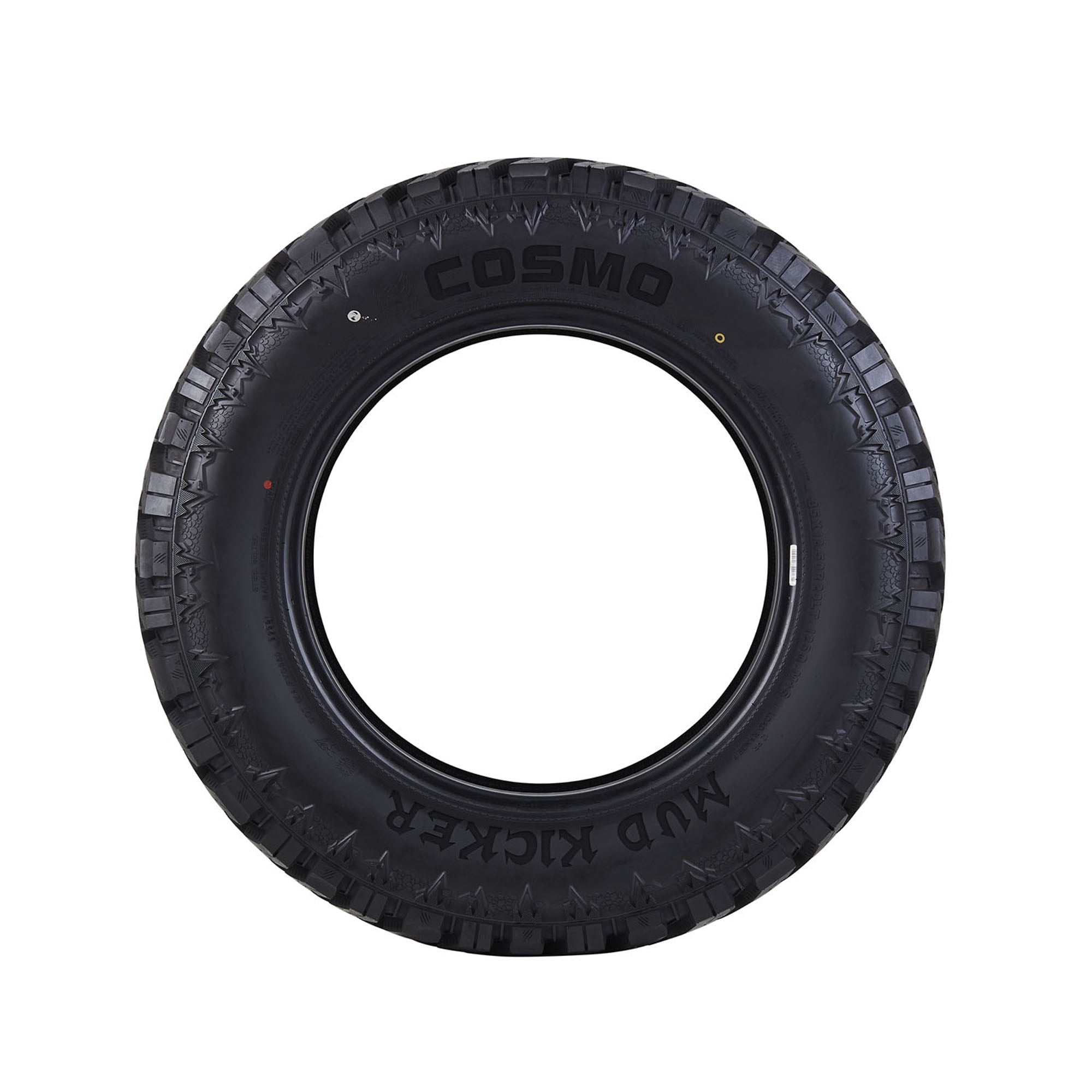 Cosmo Mud Kicker Mud Terrain LT265/70R17 121/118Q E Light Truck Tire - Image 3
