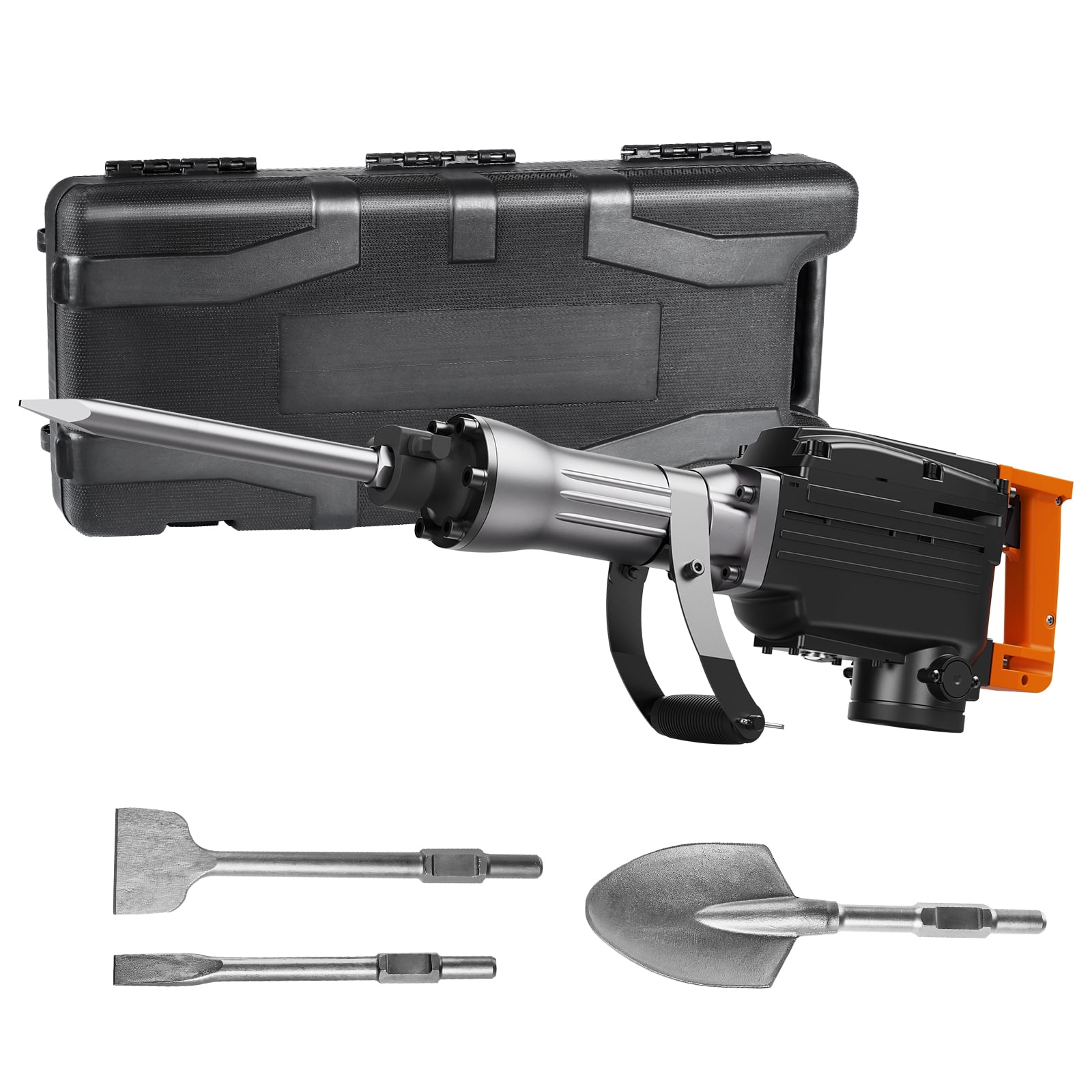 BENTISM Demolition Jack Hammer Concrete Breaker 2200W Electric Hammer 4 Chisel Bits - Image 2