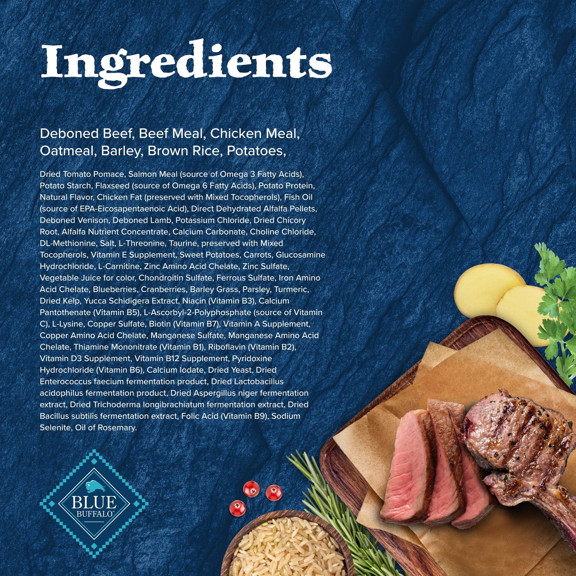 Blue Buffalo Wilderness Rocky Mountain Recipe Healthy Weight Dry Dog Food, Red Meat, 28-lb - Image 2