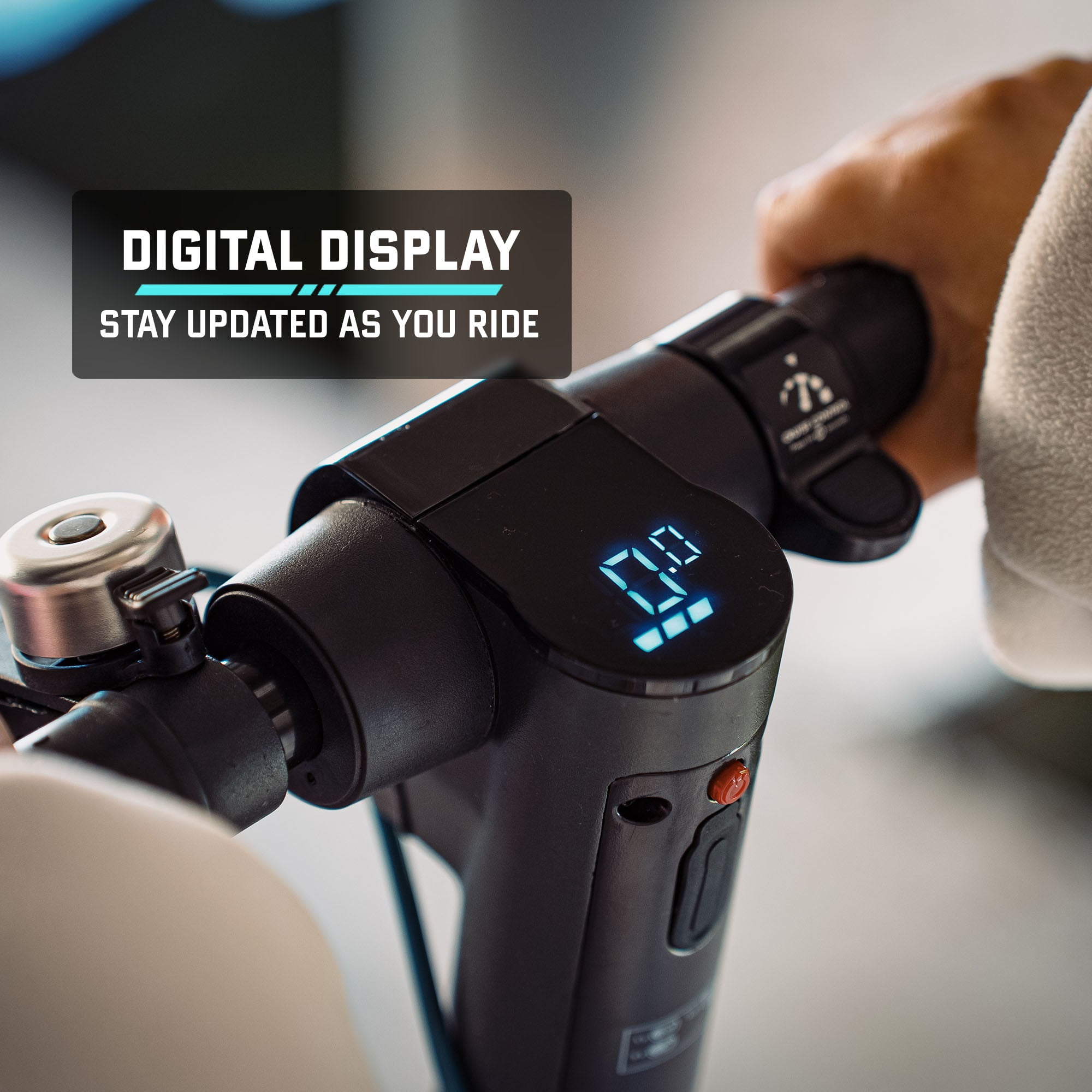 GOTRAX Rival Adult Electric Scooter, 8.5" Pneumatic Tire, Max 12 mile Range and 15.5Mph Speed, 250W Foldable Escooter for Adult, Black - Image 6