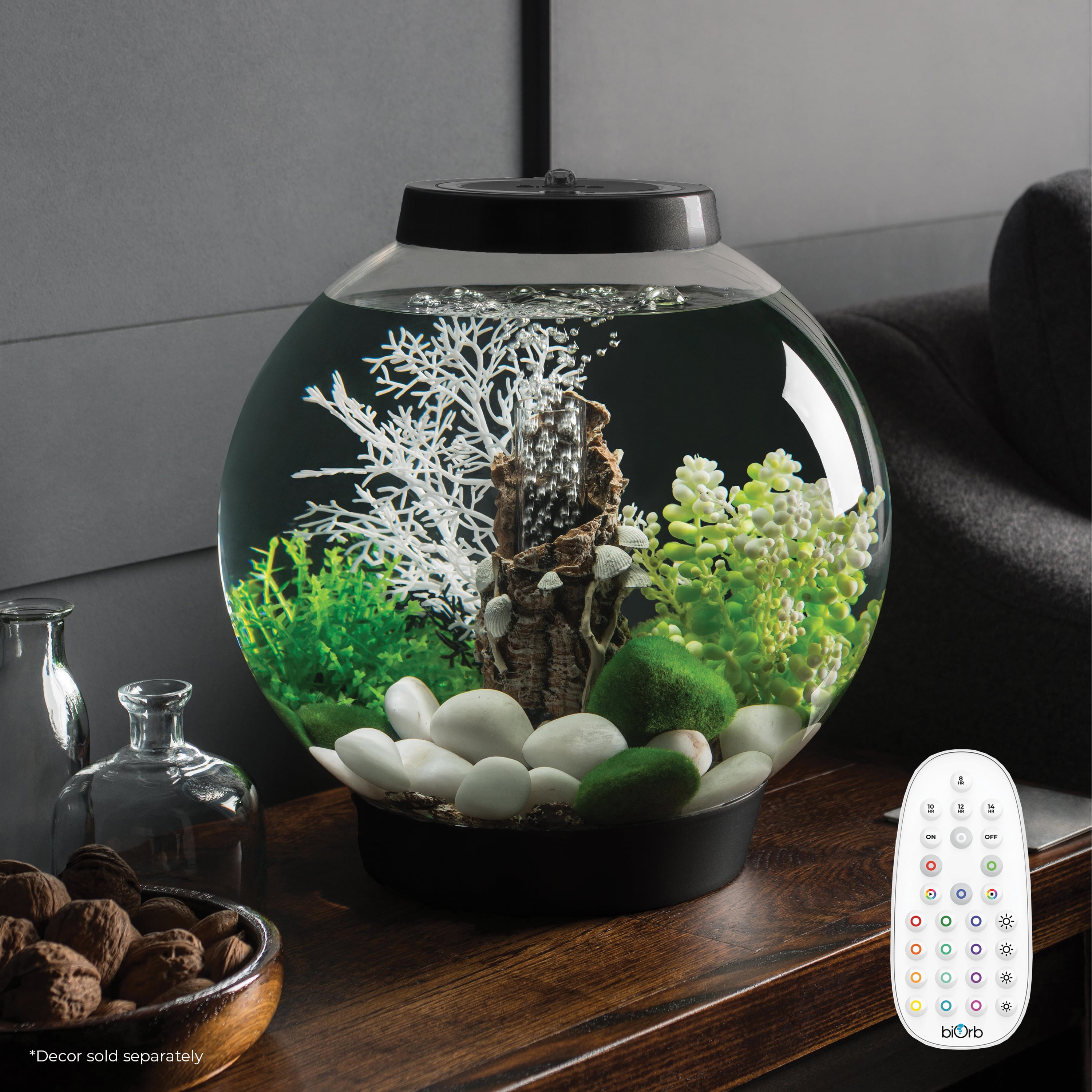 biOrb CLASSIC 15 Aquarium with MCR Light - 4 Gallon, Black - Image 2