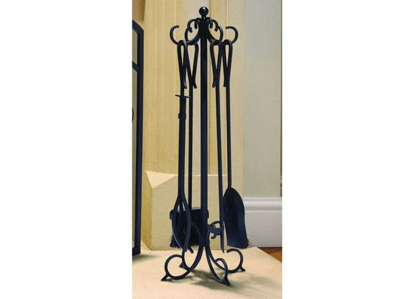 Pleasant Hearth FA995TC Scroll 5 Pc Fireplace Steel Tool Set - Image 3