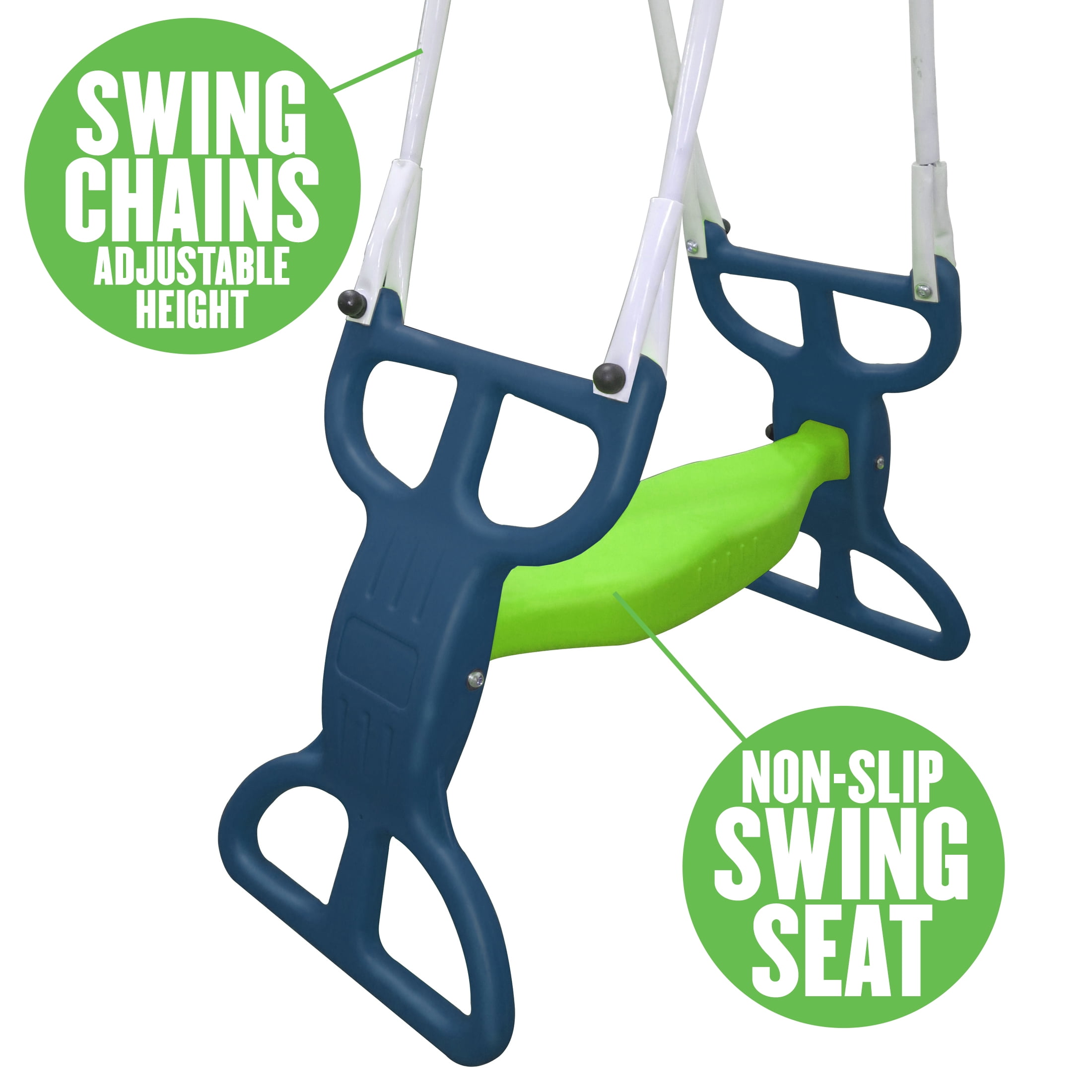 XDP Recreation All Star Playground Metal Swing Set for up to 7 Children - Image 9