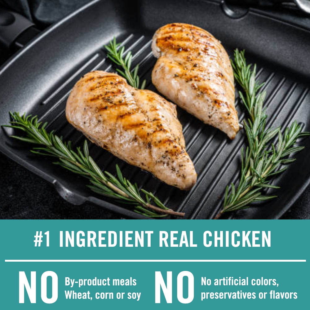 Chicken Soup for the Soul Grain Free Chicken & Legumes Recipe– All Life Stages Dry Cat Food, 12 lb - Image 9