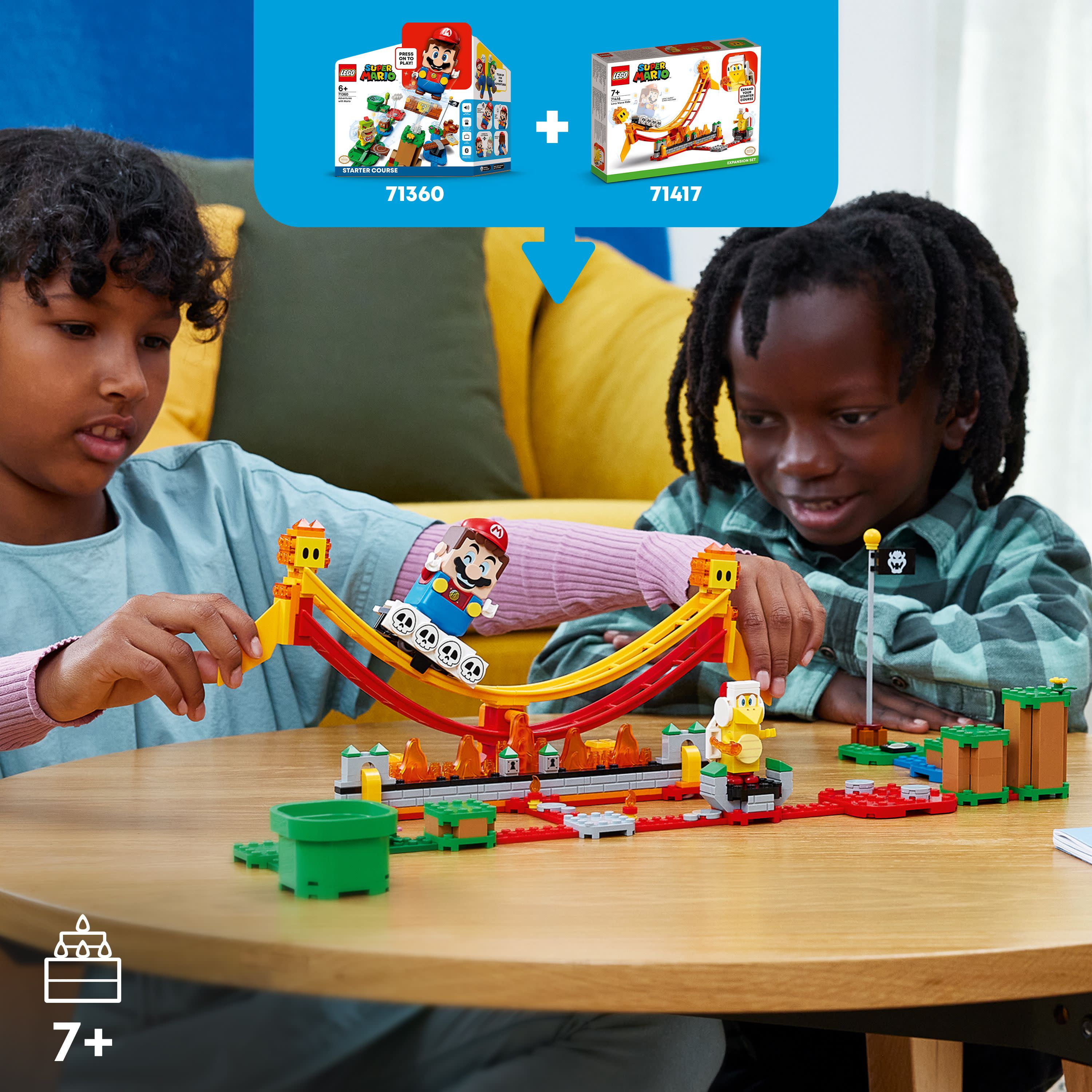 LEGO Super Mario Lava Wave Ride Expansion Set Toy 71416 - Image 5