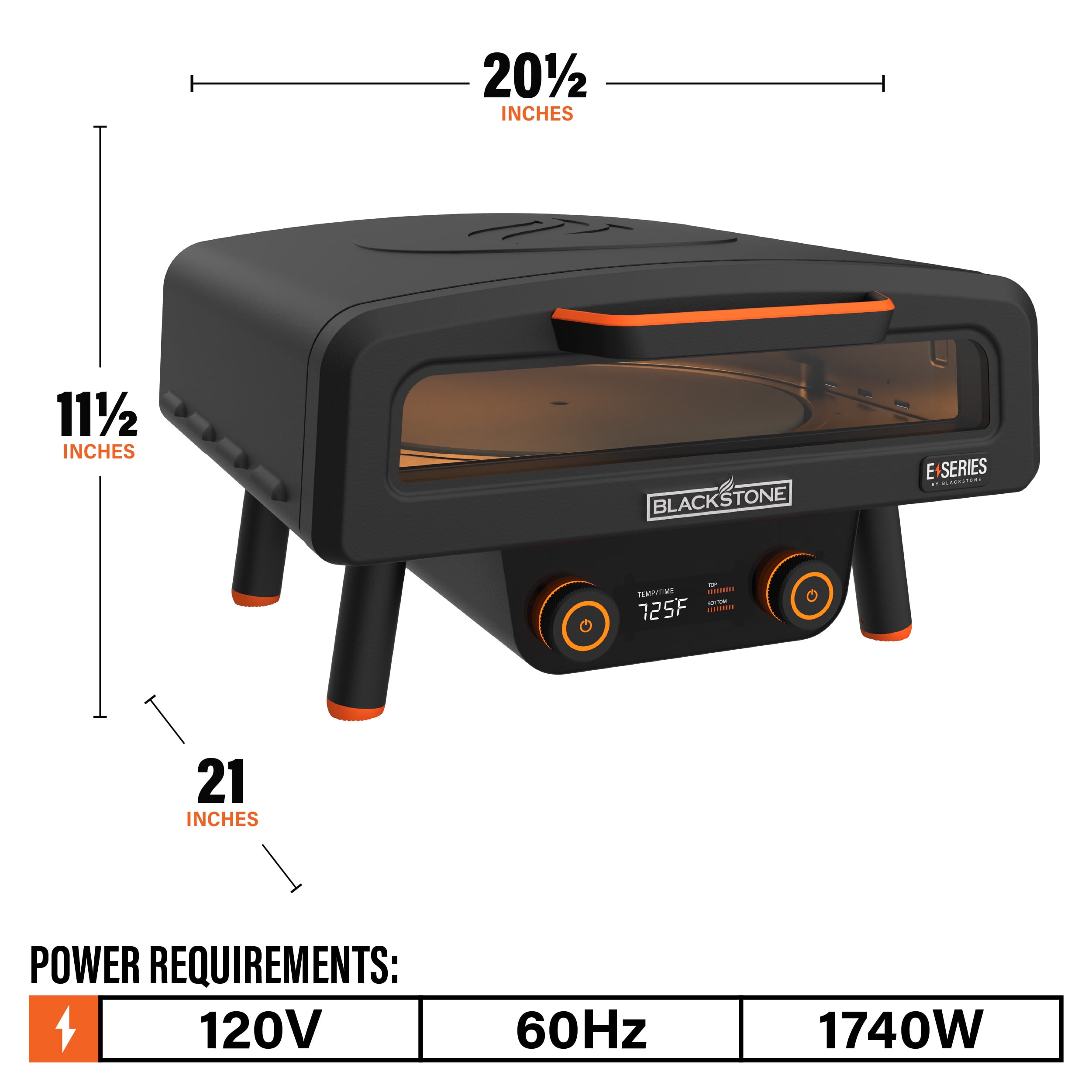 Blackstone 14" Electric Tabletop Pizza Oven with Rotating Pizza Stone - Image 9