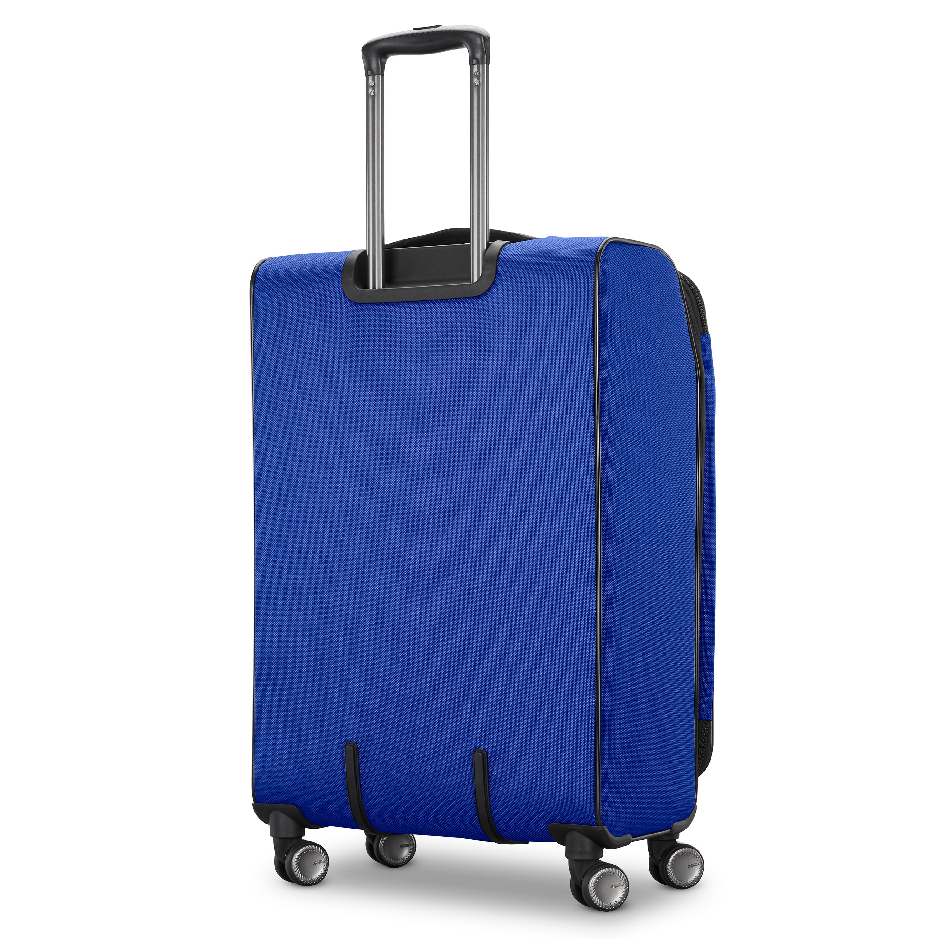 American Tourister Dash XLT Softside Medium Checked Luggage with Spinner Wheels Single Piece - Sapphire Blue - Image 4