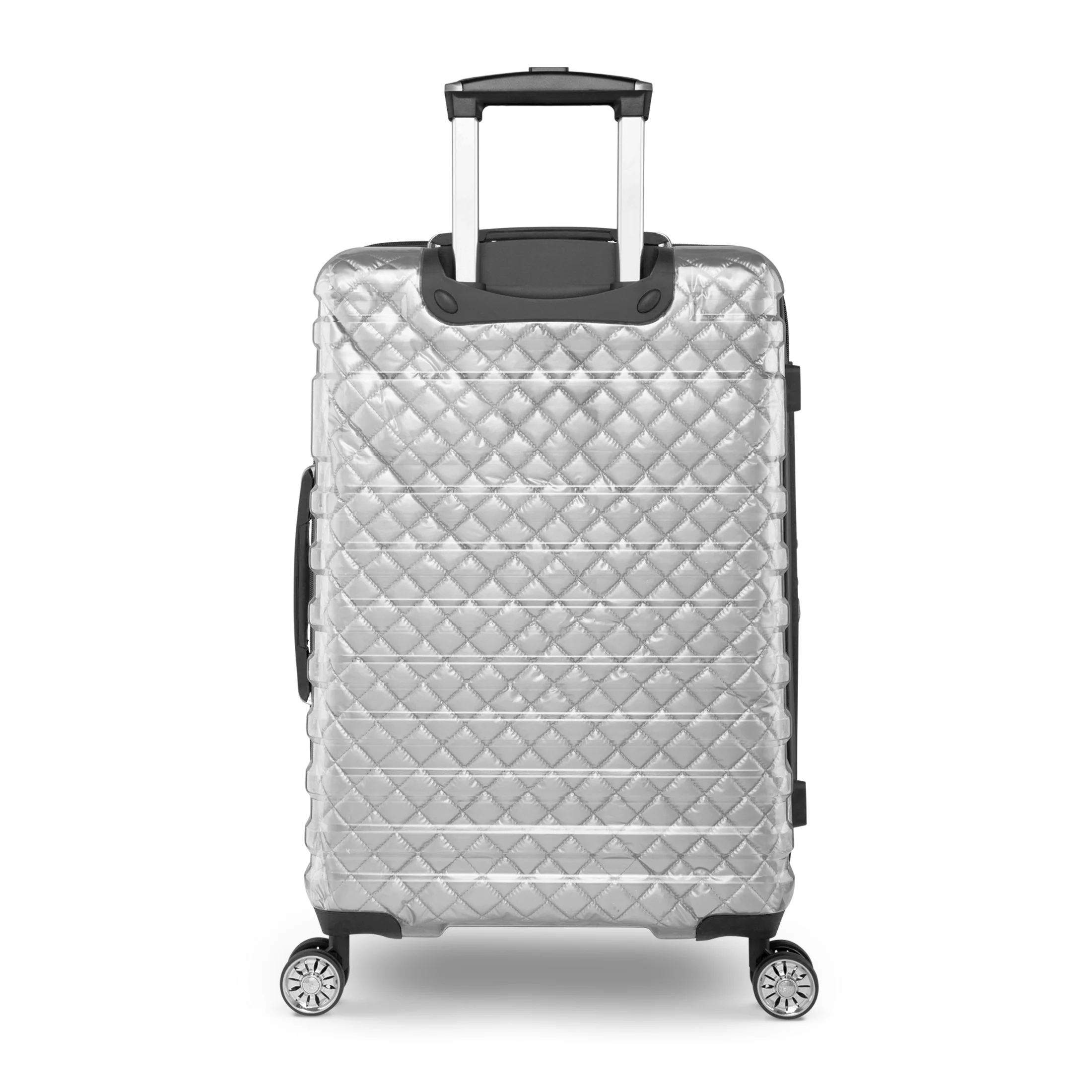 IFLY - Spectre Versus Clear Silver Hardside Luggage 24 Inch Checked Luggage - Image 5
