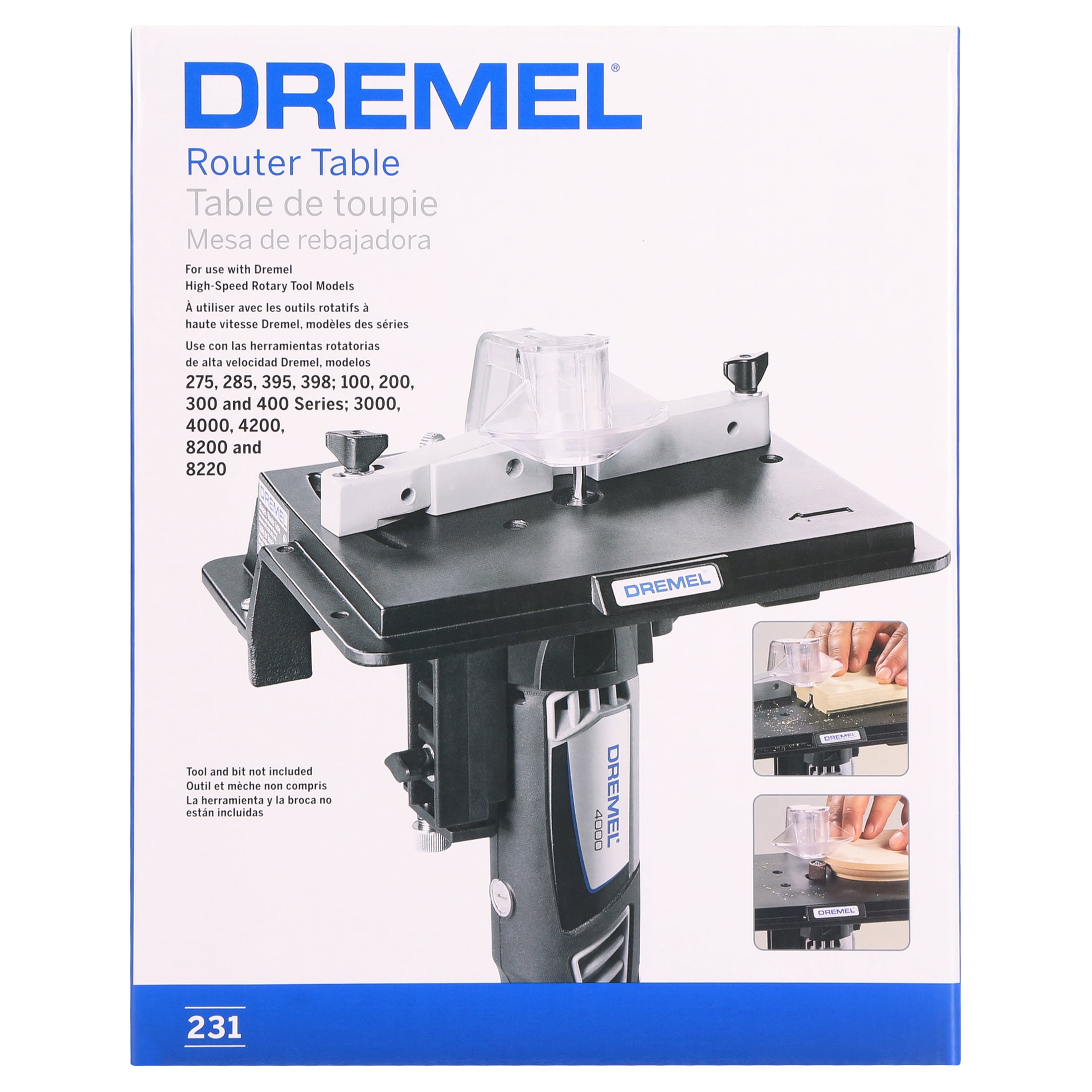 Dremel 231 Rotary Tool Shaper/Router Table to Sand, Edge, Groove, and Slot Wood - Image 10