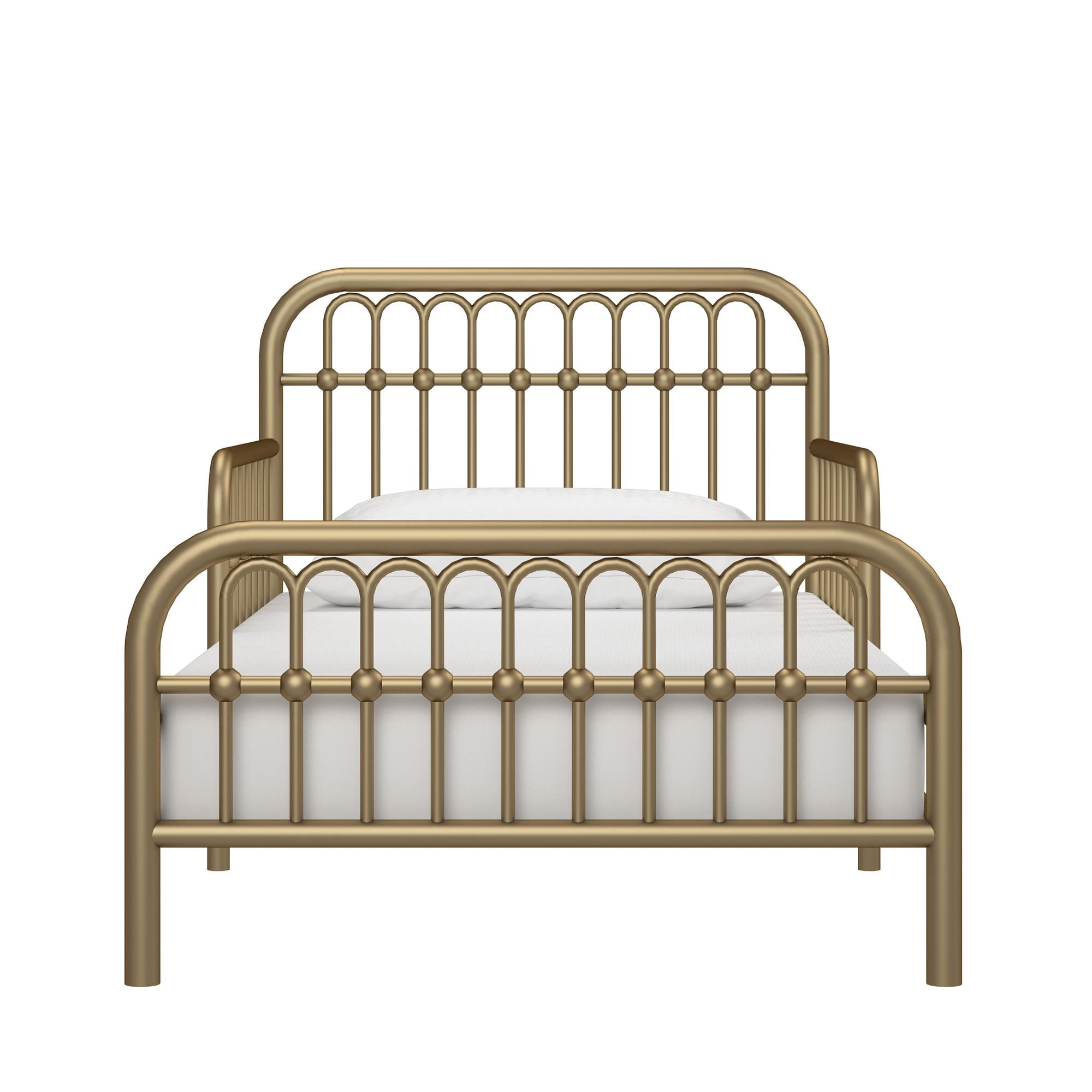 Little Seeds Monarch Hill Ivy Metal Toddler Bed, Gold - Image 13