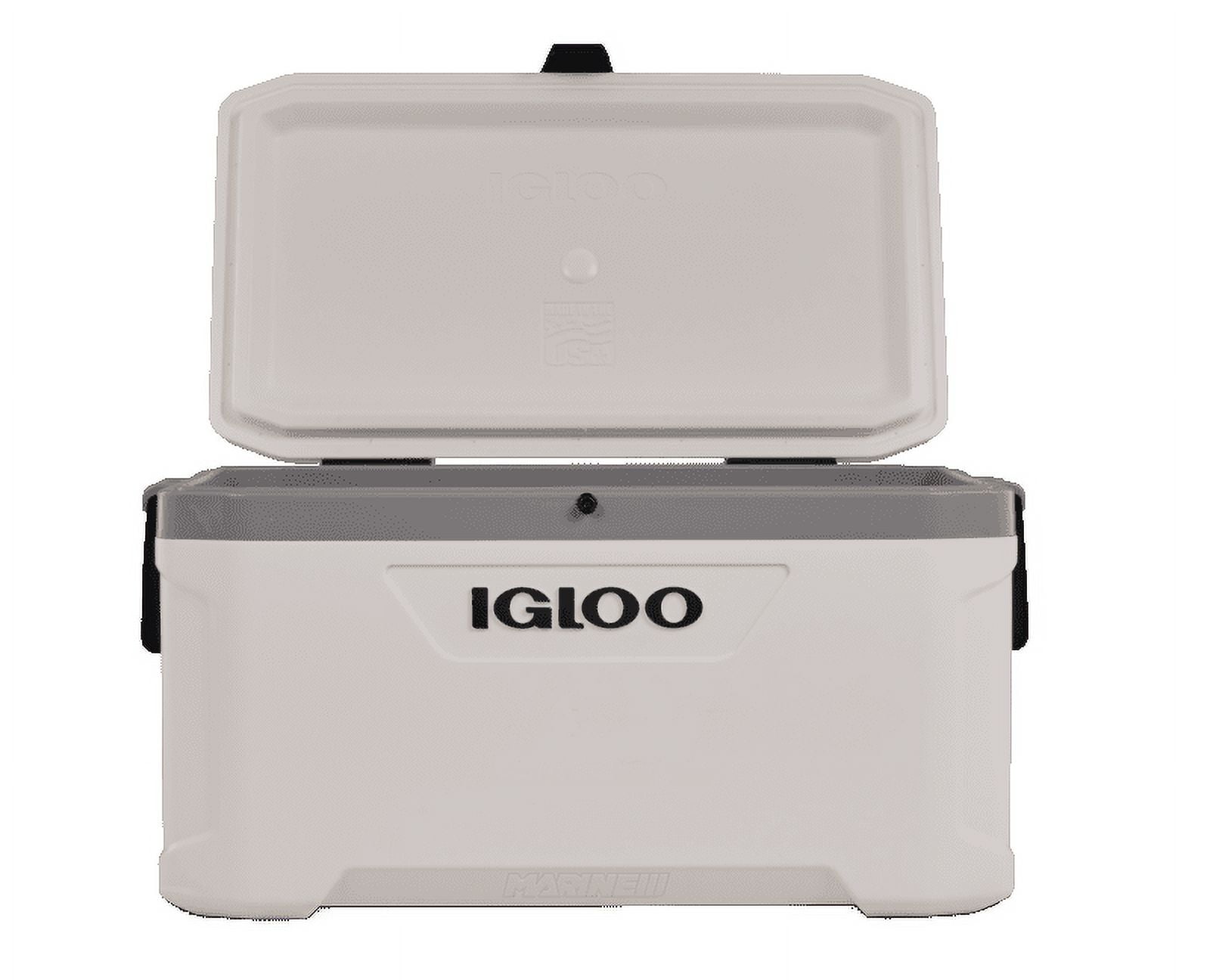 Igloo 70 QT Latitude Marine Ultra Cooler, White and Moonscape Gray - Image 5