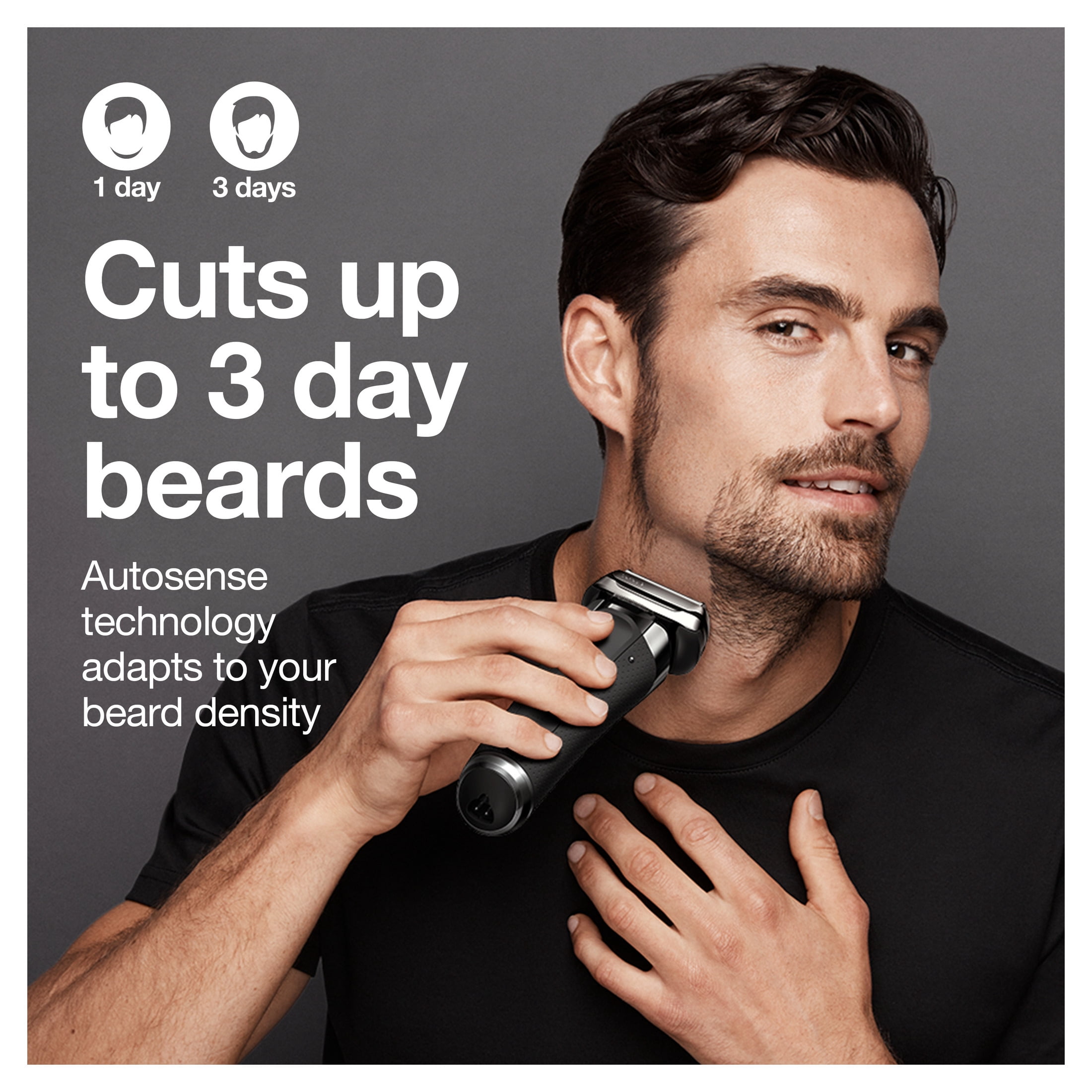 Braun Series 9 9370cc Rechargeable Wet Dry Men's Electric Shaver with Clean Station - Image 9