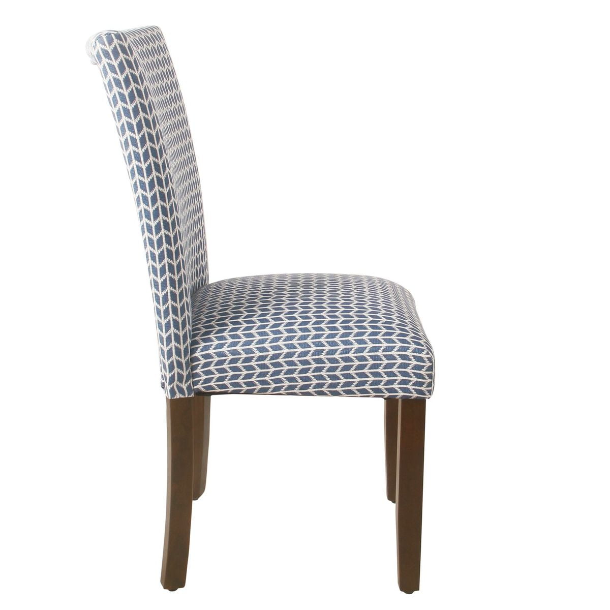HomePop Classic Parsons Dining Chair - Blue Geometric (Set of 2) - Image 5
