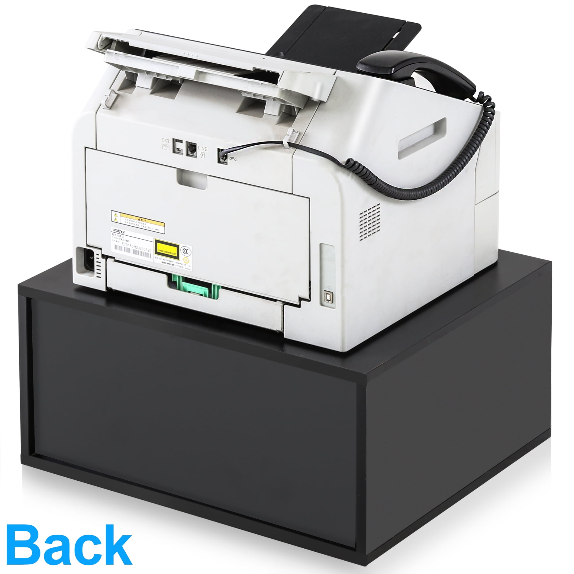 FITUEYES Printer Stands with Storage, Paper Organizer for Home & Office, Wood Desk Organizer, DO204701WB - Image 5