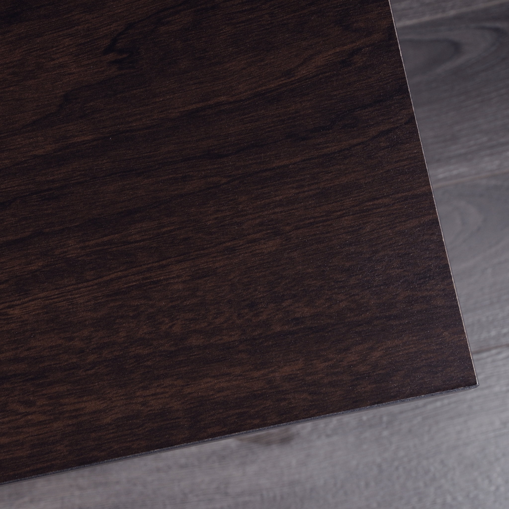 Sauder Shoal Creek Computer Desk, Jamocha Wood Finish - Image 2