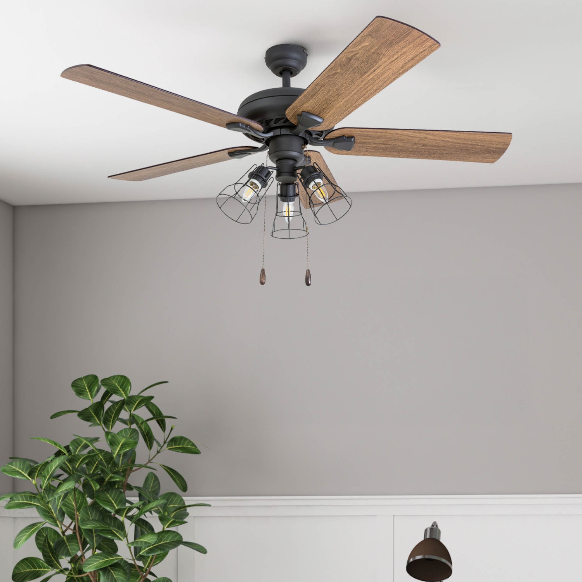 52" Prominence Home Lincoln Woods Aged Bronze Ceiling Fan - Image 16