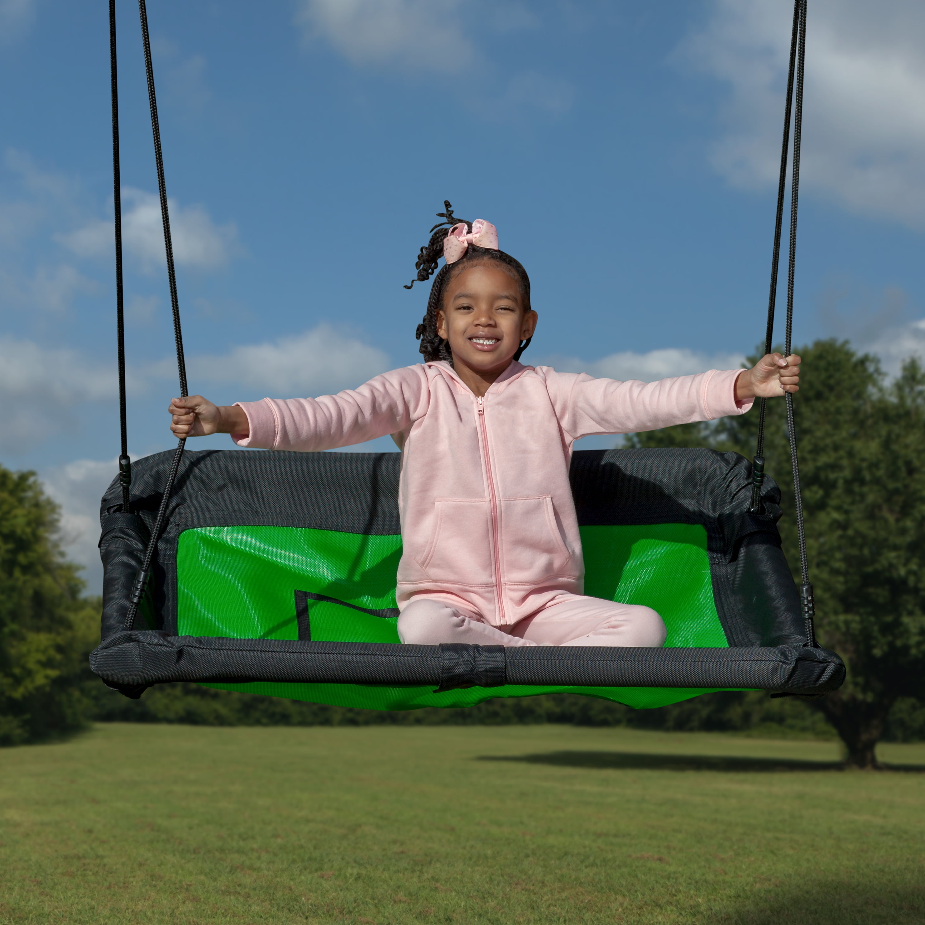 Kids Platform Swing- Green - Image 3