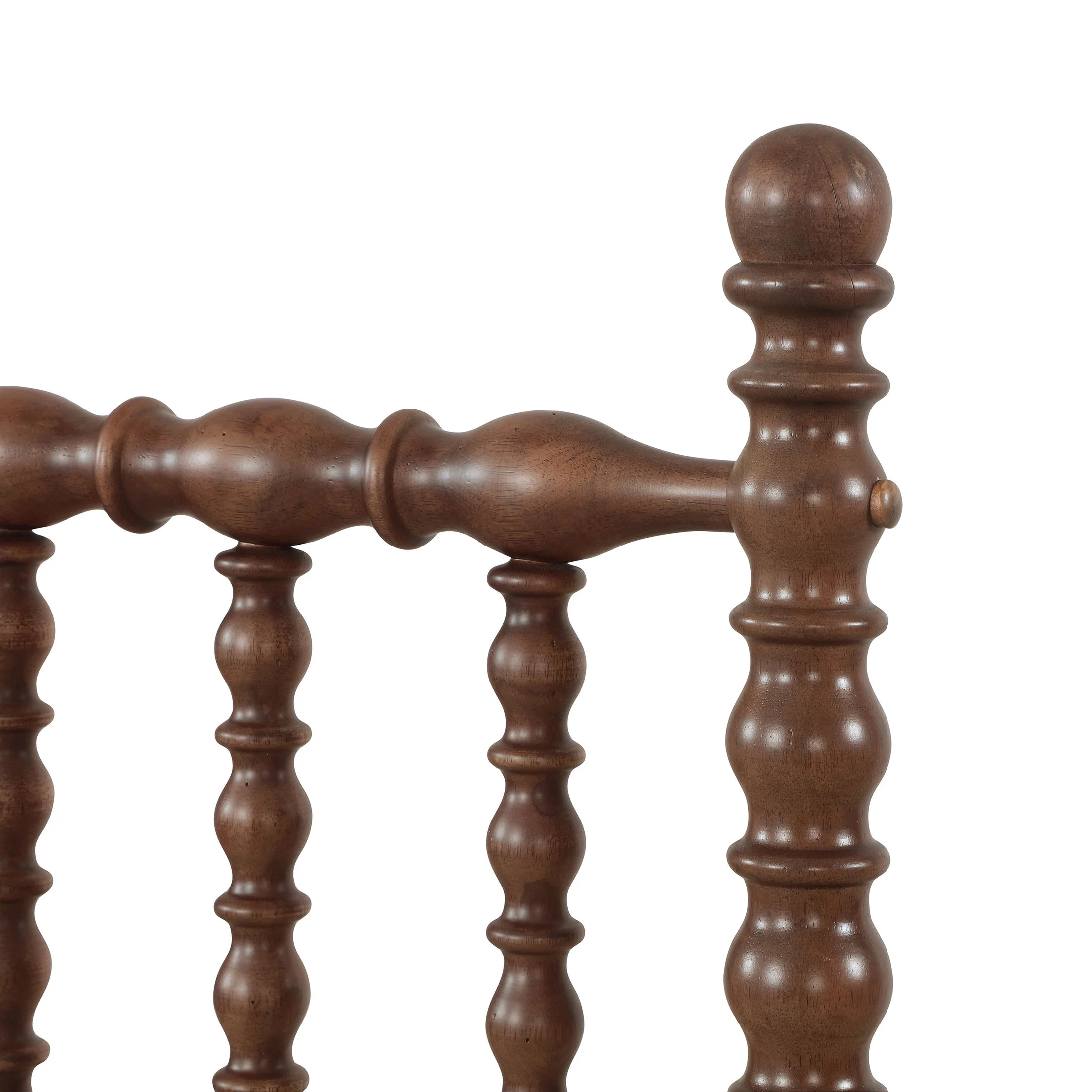 Pioneer Woman Harper Queen-Size Spindle Bed, Homestead Brown - Image 3