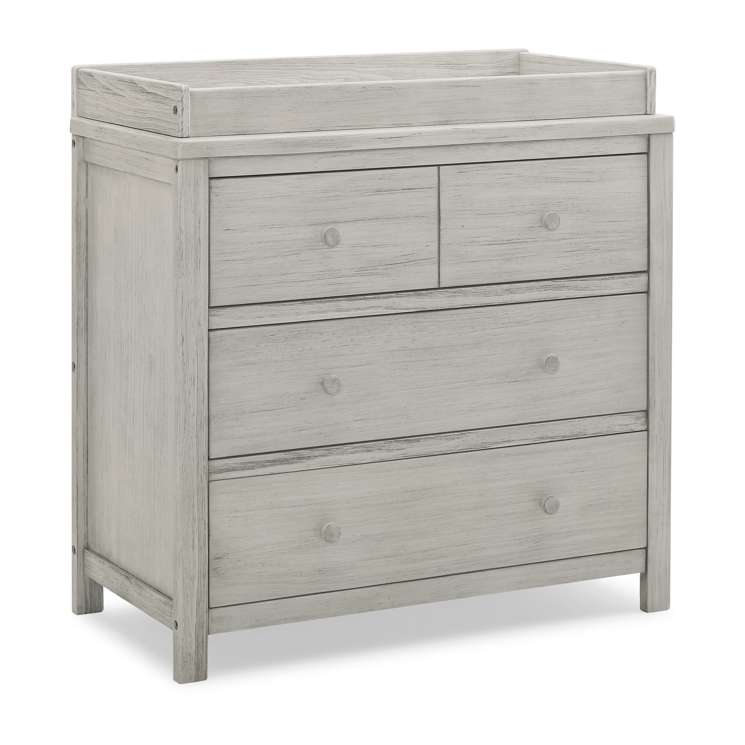 Delta Children Cambridge Changing Top Diaper Changing Table, Rustic Mist - Image 2