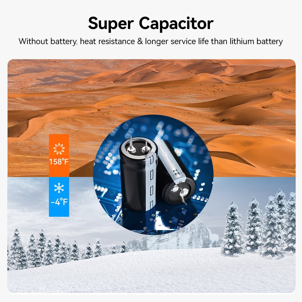 REDTIGER Touch Screen Dash Cam Front and Rear, 4K Dash Camera with STARVIS 2 Sensor, Free 128GB Card, Car Camera with Wifi GPS, Voice Control, WDR,5.8GHz WiFi, 24H Parking Mode, Night Vision - Image 7