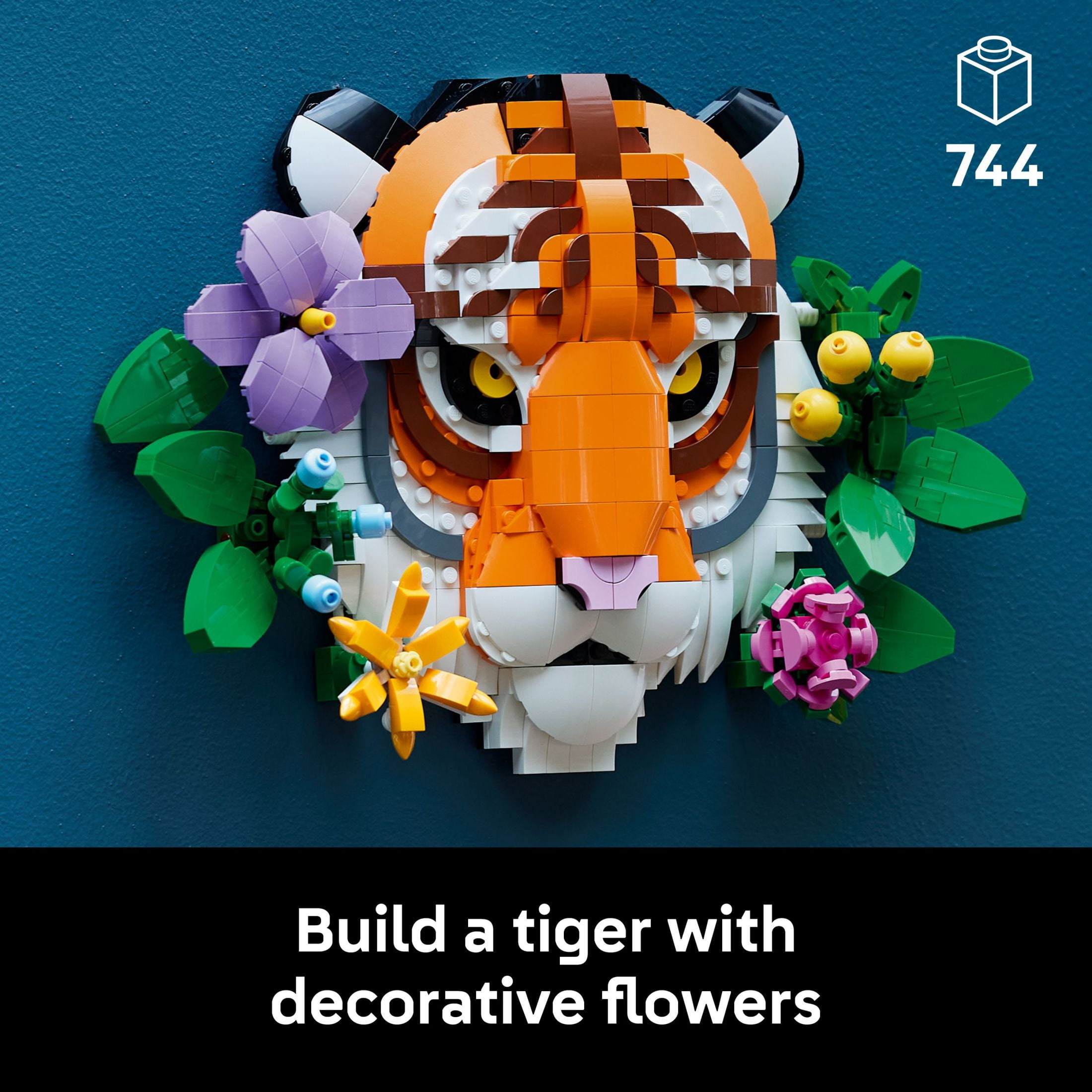 LEGO Art The Fauna Collection – Tiger, Building Set for Adults 18+ - New Home or Housewarming Gift Idea - Collectible DIY Kit for Men and Women Who Enjoy Arts and Crafts - 31217 - Image 6