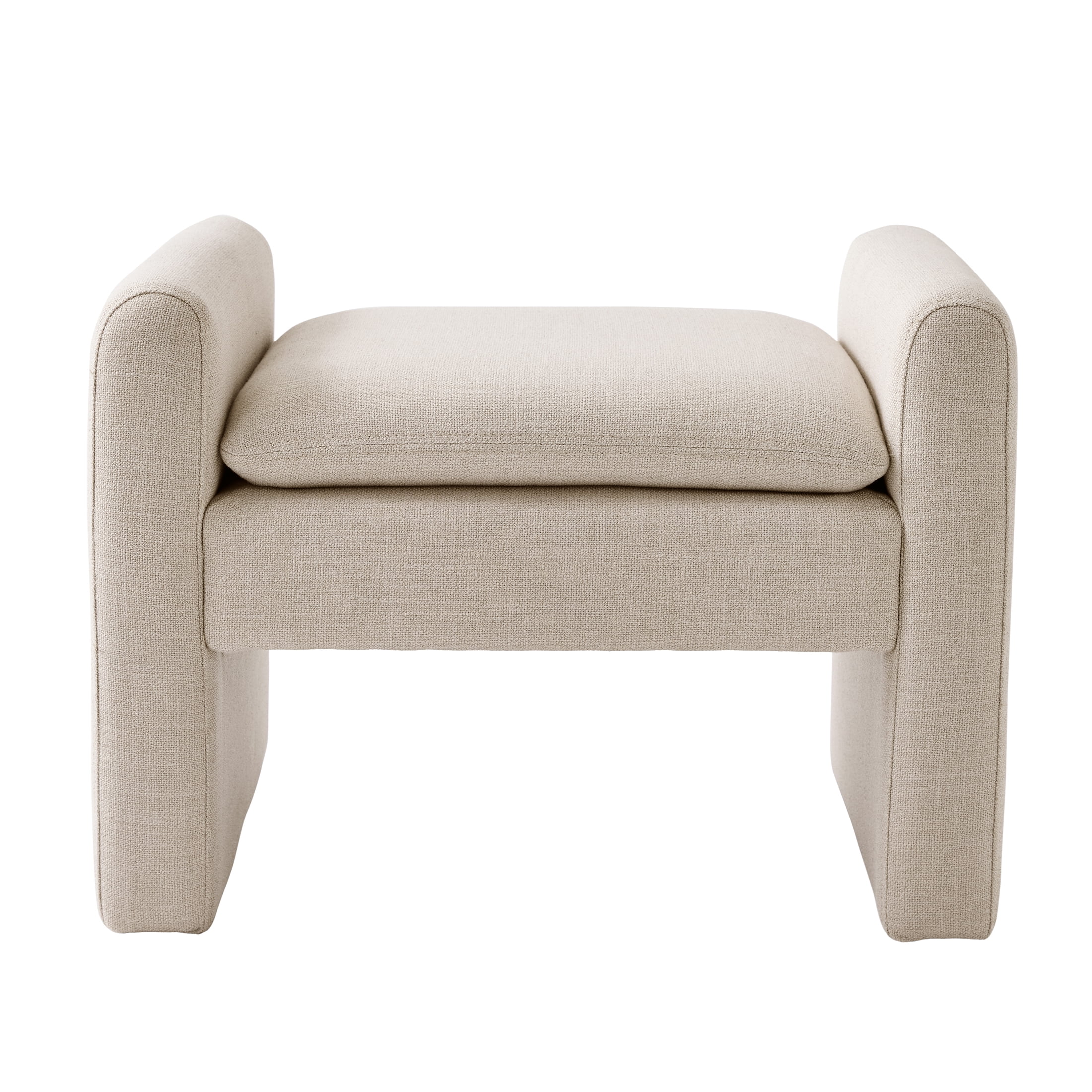 Better Homes & Gardens Emerson Ottoman, Cream - Image 2