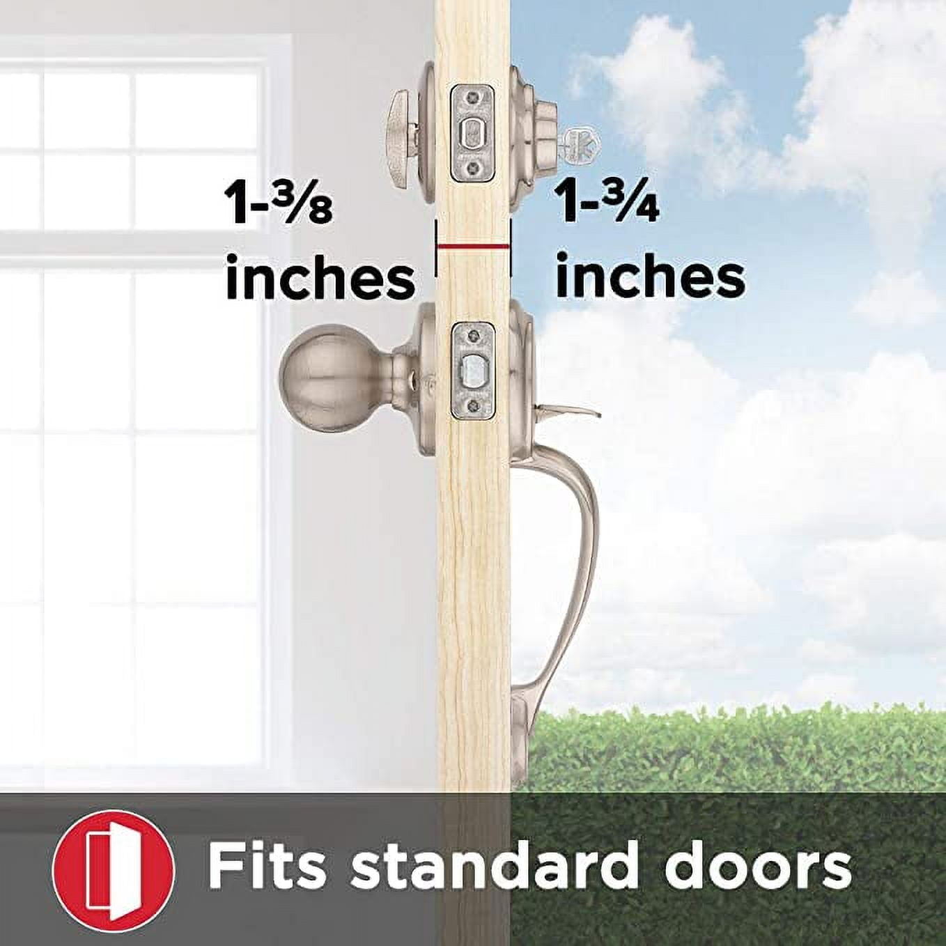 Belleview Handle set with Polo Knob - 687 Series with Smartkey - Complete Set - Image 5