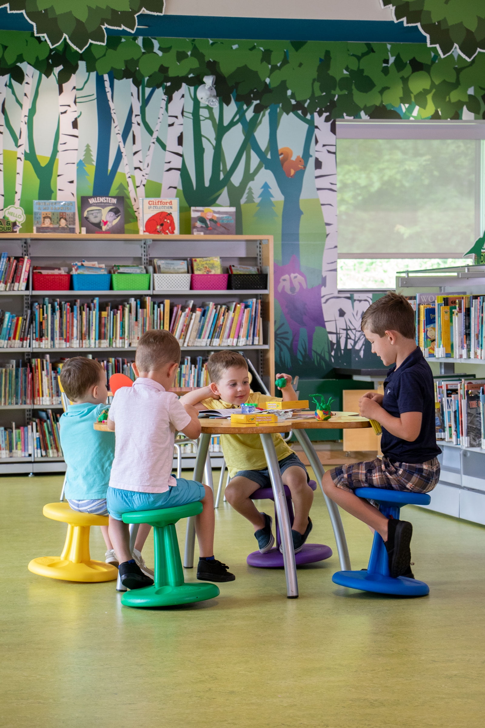 Kore Design™ Kids Wobble Chair 14", Red - Image 6