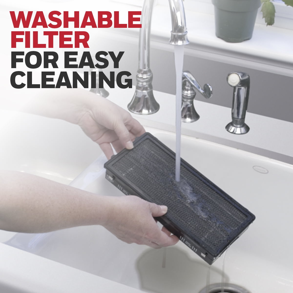 Honeywell Air Purifier, HFD140, 825 sq ft, ifD Particle Washable Filter, Allergen, Smoke, Pollen, Dust Reducer - Image 4