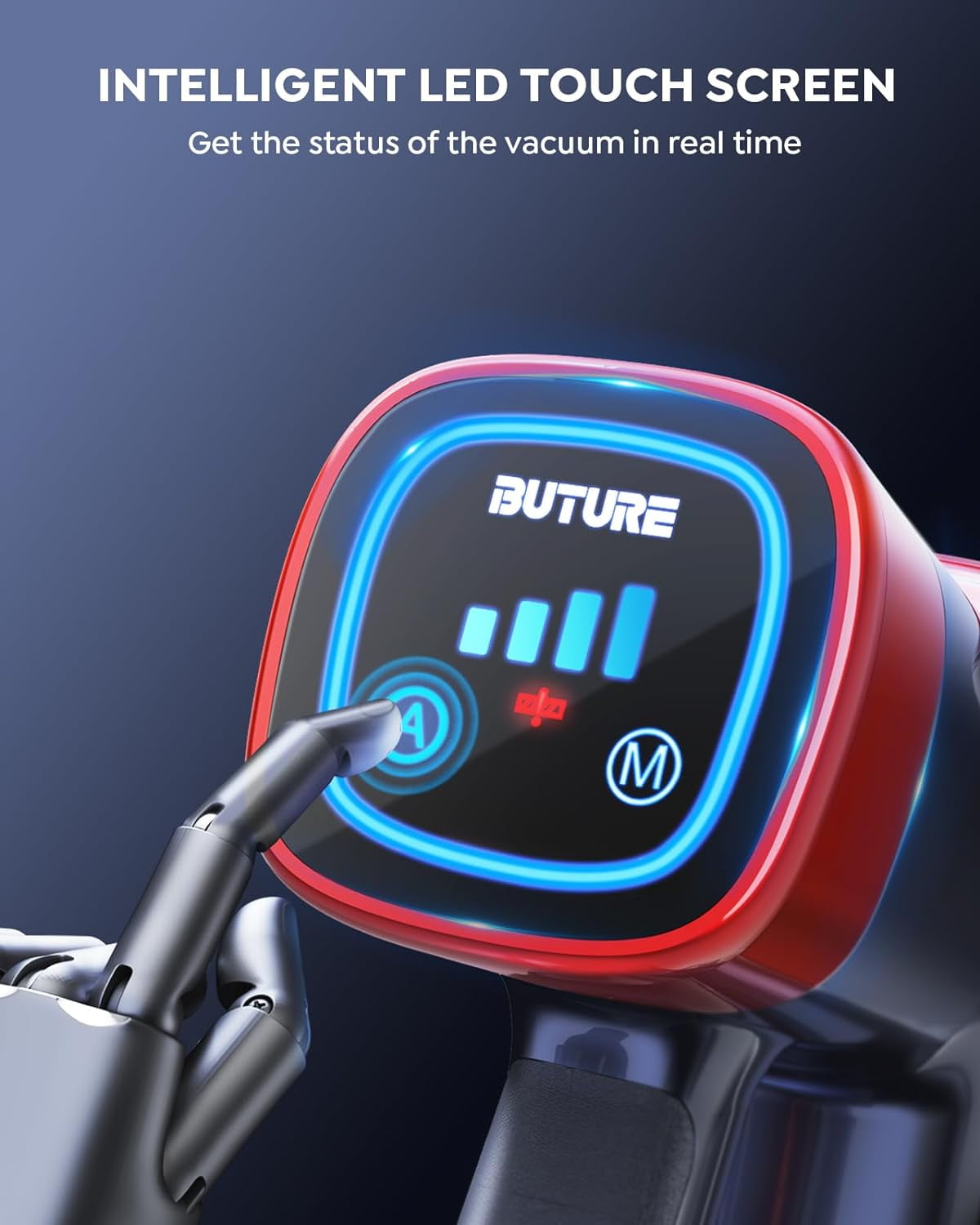 BUTURE Cordless Stick Vacuum Cleaner - Powerful Automatic - Image 4