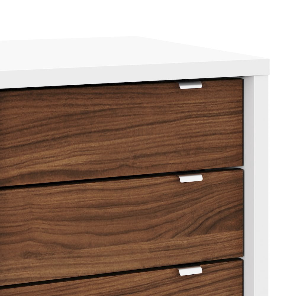 Nexera 3 Drawers Vertical Wood Composite Filing Cabinet, Multiple Finishes available - Image 2