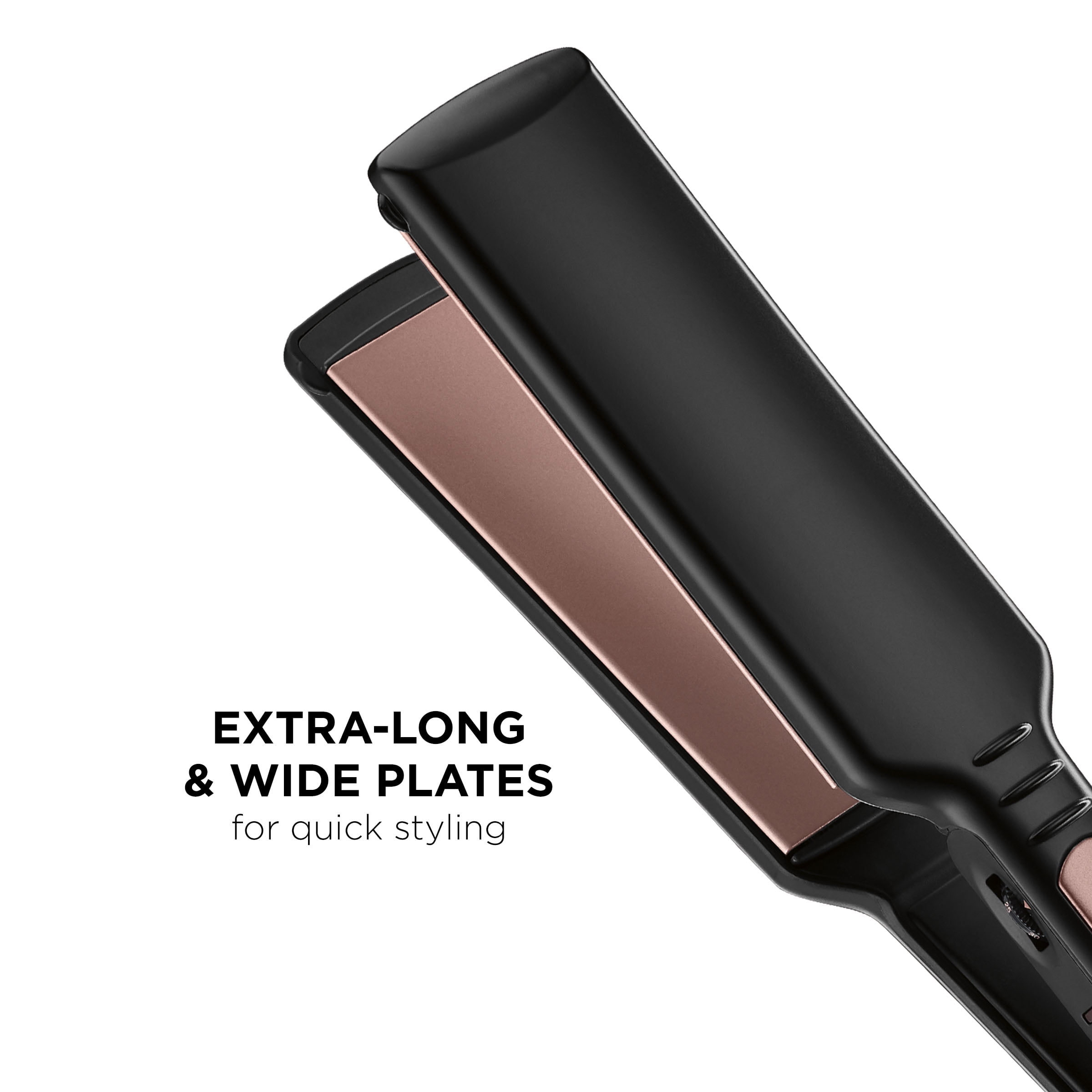 InfinitiPRO by Conair Rose Gold Titanium Ceramic Flat Iron, 1.75" CS812NN - Image 6