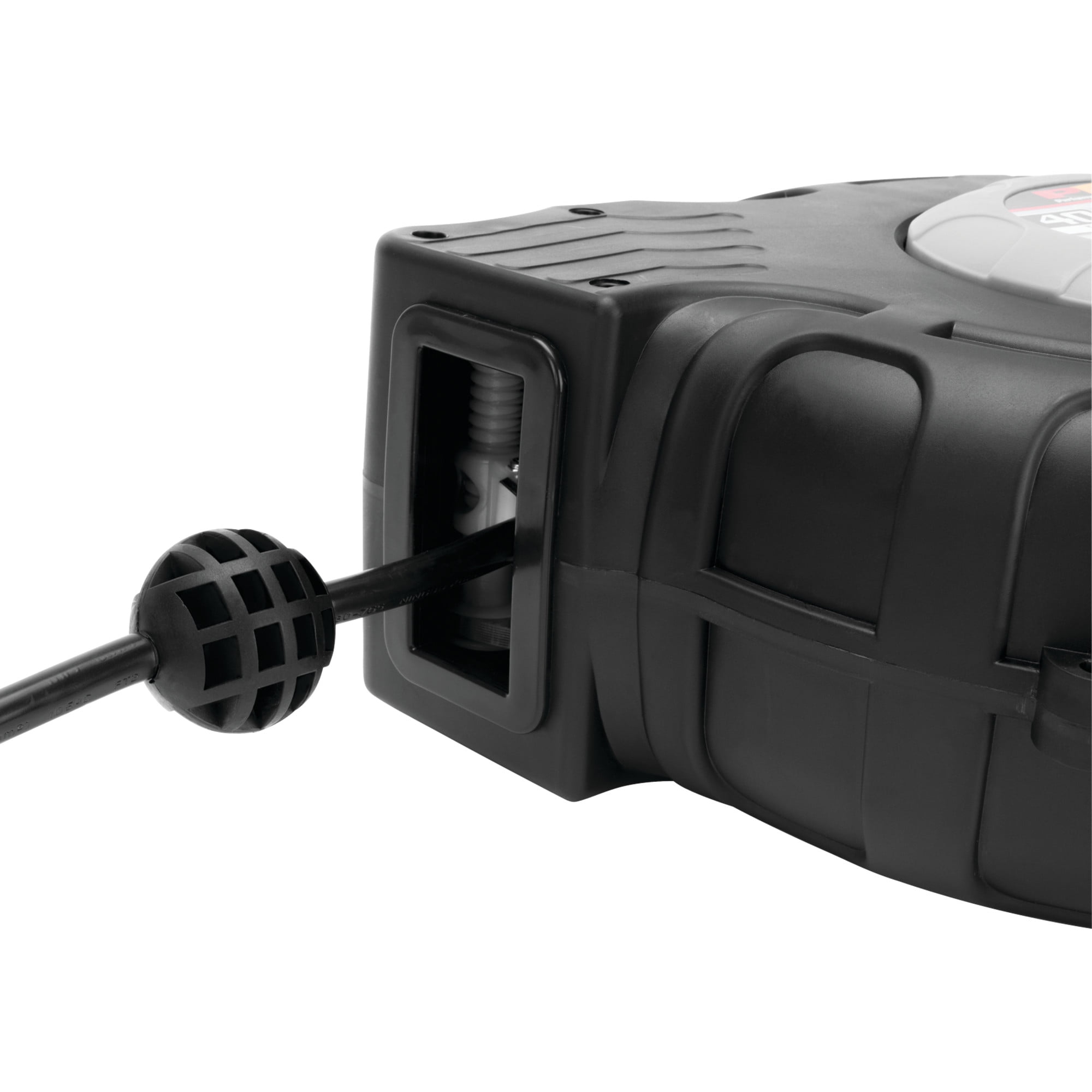 Performance Tool W2278 40ft 12-Gauge Retractable Power Cord Reel with Spring Loaded Auto-Rewind - Image 2