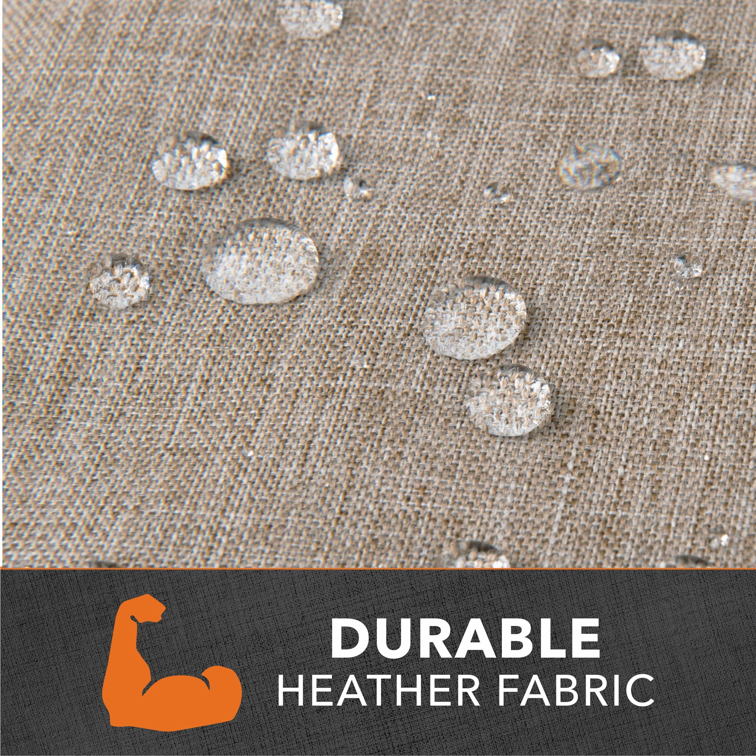 Modern Leisure Garrison Patio Chaise Lounge Cover, Waterproof, 65"L X 28"W X 29"H, Sandstone, 2-Pack - Image 13