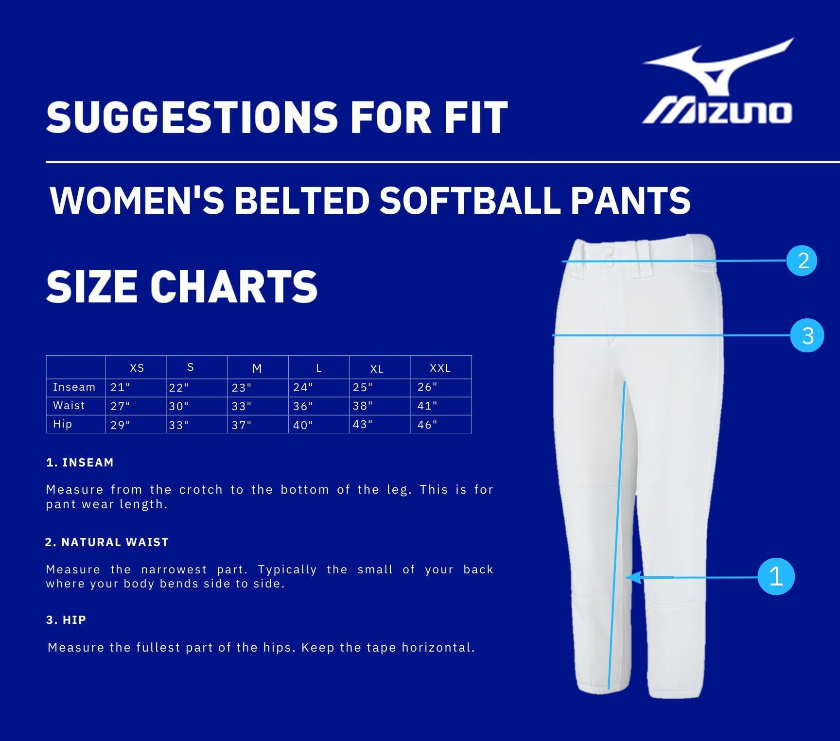 Mizuno Women's Belted Softball Pant - Image 5