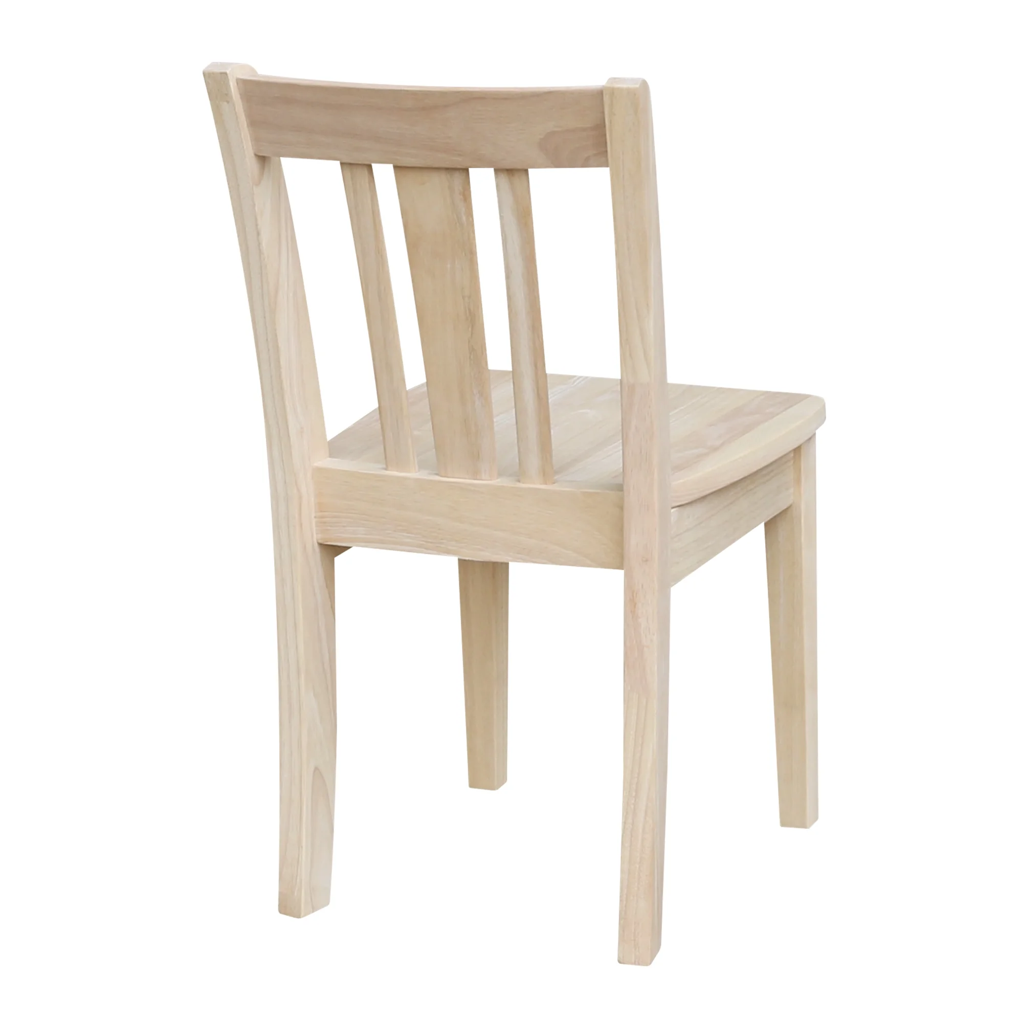 International Concepts San Remo Unfinished Kids Chair (Set of 2) - Image 4
