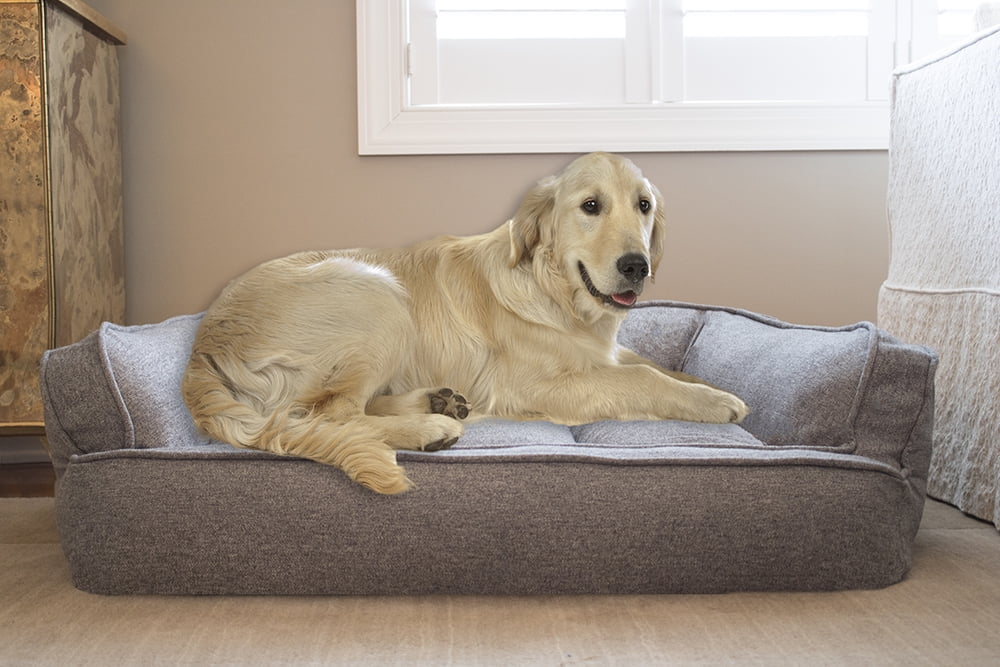 Arlee Memory Foam Sofa and Couch Style Pet Bed for Dogs and Cats - Image 5