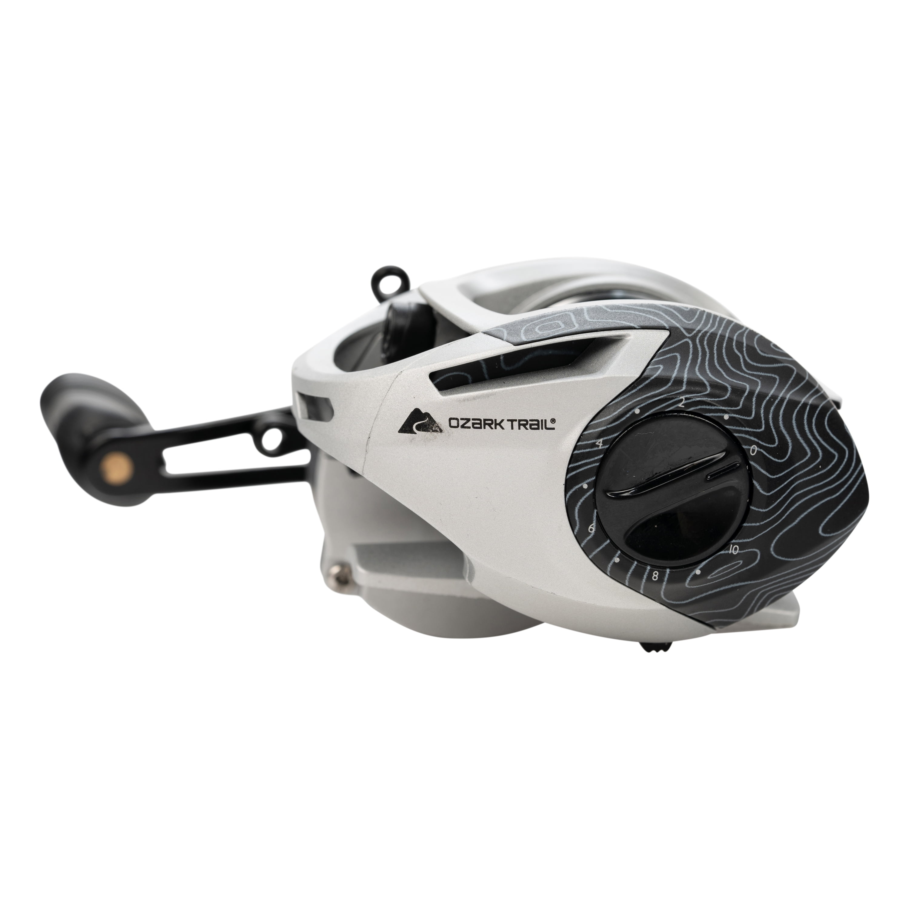 Ozark Trail OTX Pro Baitcast Fishing Reel, Black - Lightweight Graphite Frame and Cover, 7+1 Ball Bearings - Image 5